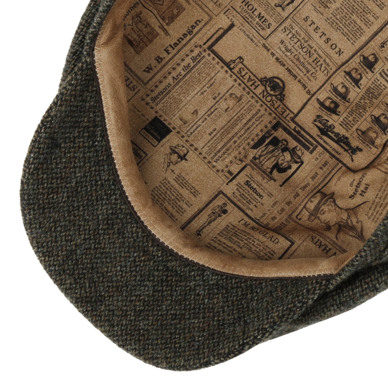 Stetson Devona Wool Flat Cap for Men - Classic Winter Hat for Outdoor Activities, Travel & Casual Wear