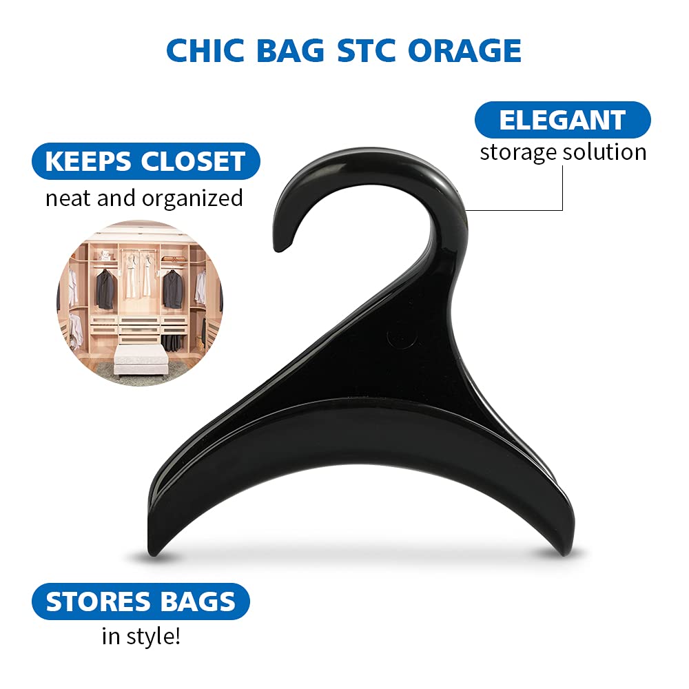 Premium Purse Hanger Hook - 2 Pack Bag Organizer for Handbags, Backpacks & Totes | Space-Saving Closet Storage Solution | Perfect for Bedroom, Closet & Travel Organization