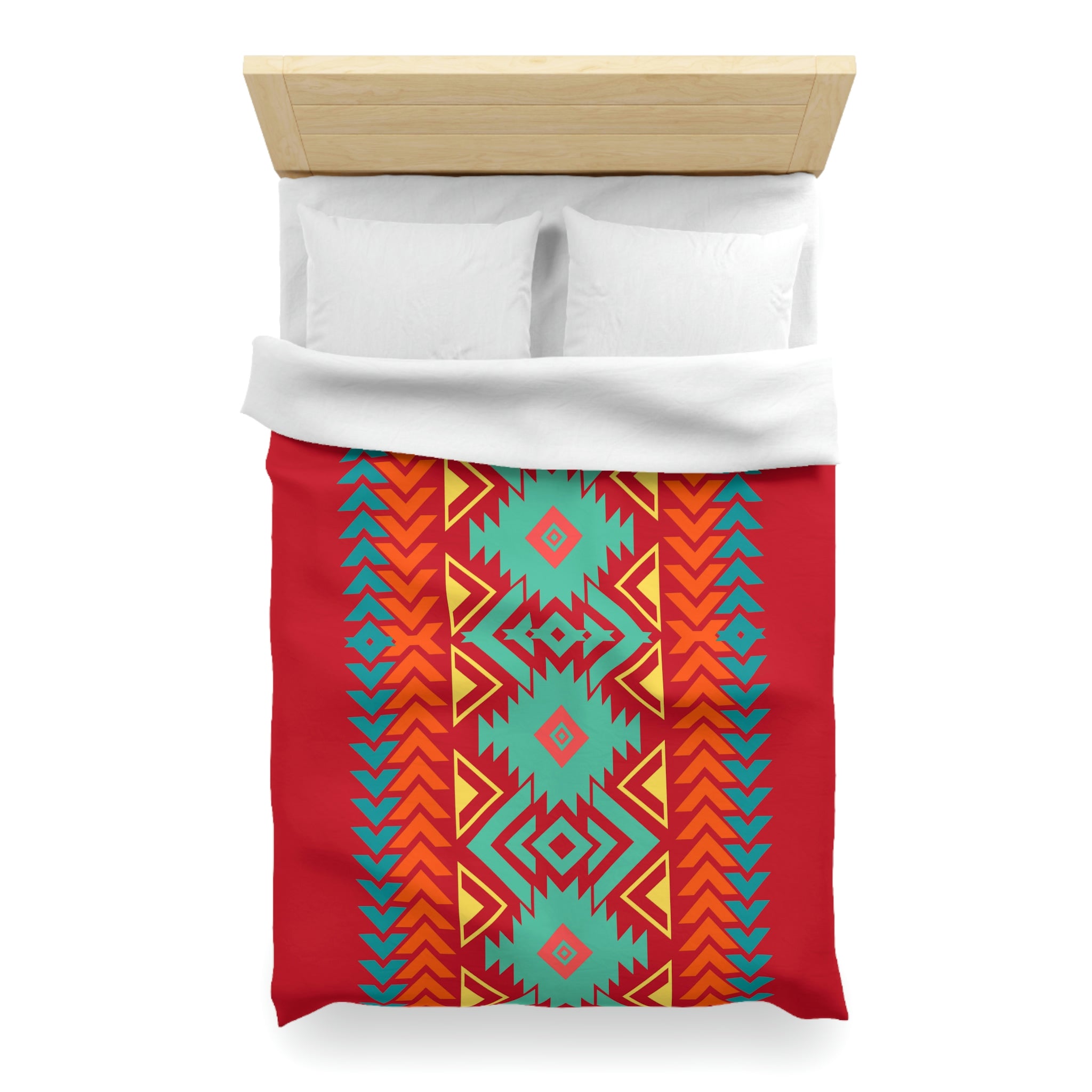 Southwestern Duvet Cover Set - Soft Microfiber Queen/Twin Size Bedding - Perfect for Boho & Western Style Bedrooms