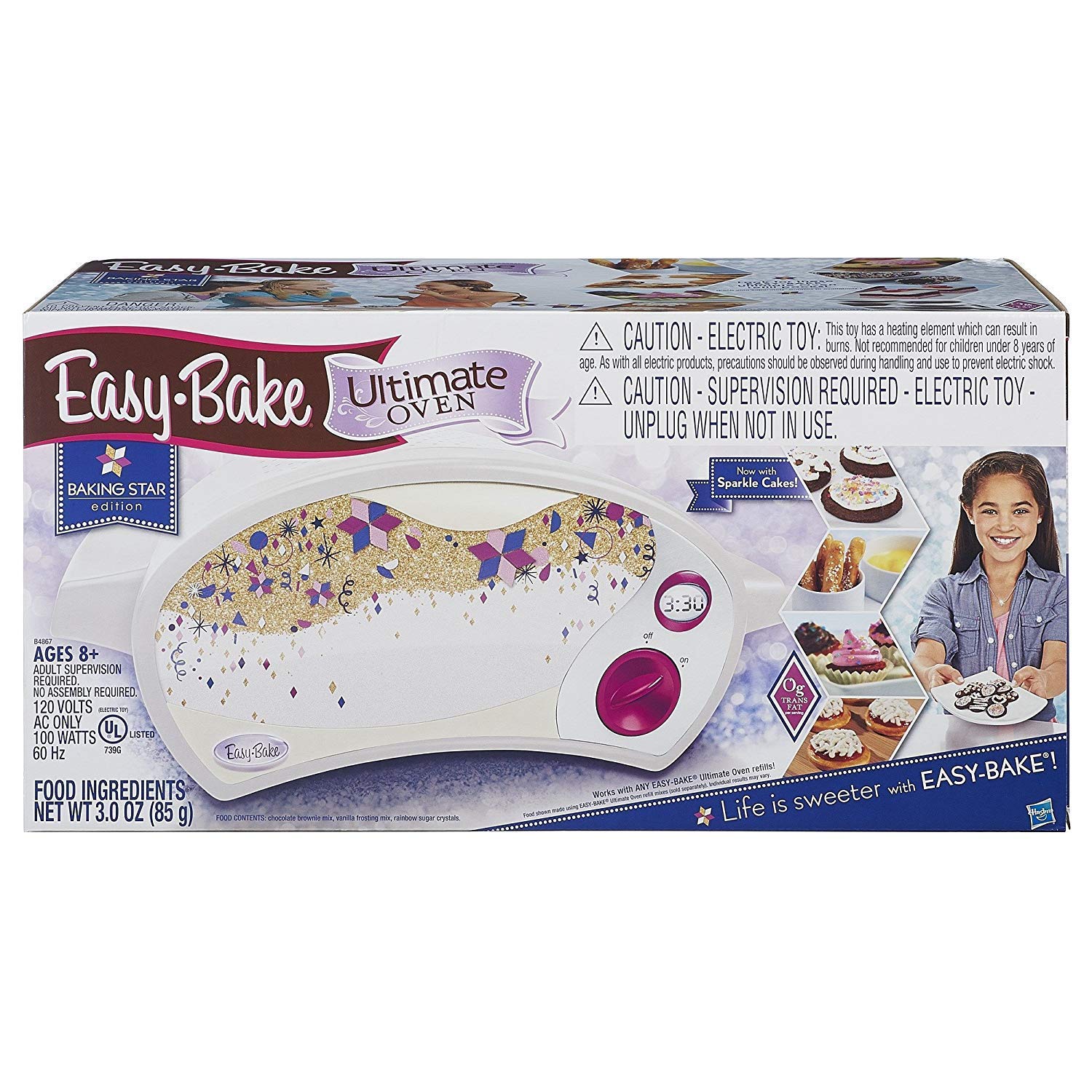 Easy Bake Ultimate Oven Kit with Chocolate Chip & Pink Sugar Cookie Mix Refills - Best Baking Toy Gift for Kids, Boys & Girls Ages 8+ - Perfect for Birthday, Christmas & Holiday Presents - Fun Pretend Play Kitchen Accessory for Little Chefs
