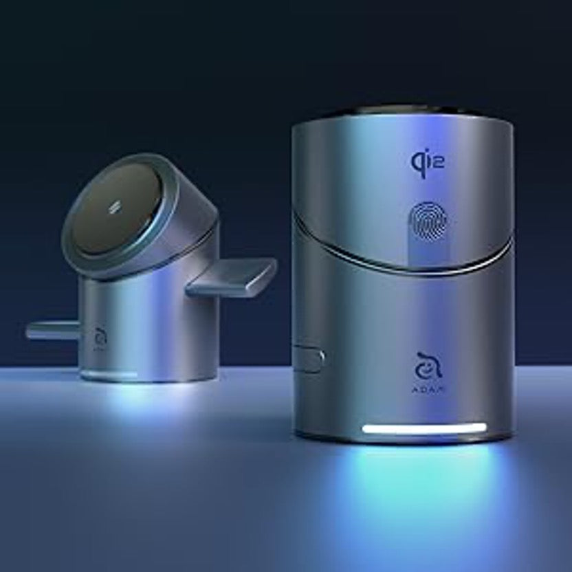 Adam Elements QUBE Qi2 MagSafe 3-in-1 Wireless Charging Station (Grey) - Fast Charging for iPhone, AirPods & Apple Watch - Perfect for Home, Office & Travel