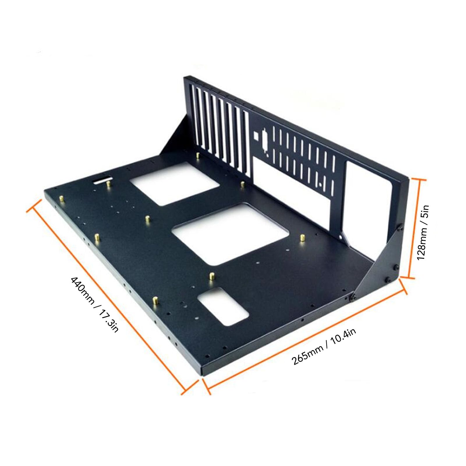 DIY Gaming Computer Case - ATX Open Chassis Rack for X79/X99 Dual Server Motherboards | Supports ATX, Micro ATX & ITX | Perfect for Custom PC Builds & Gaming Rigs