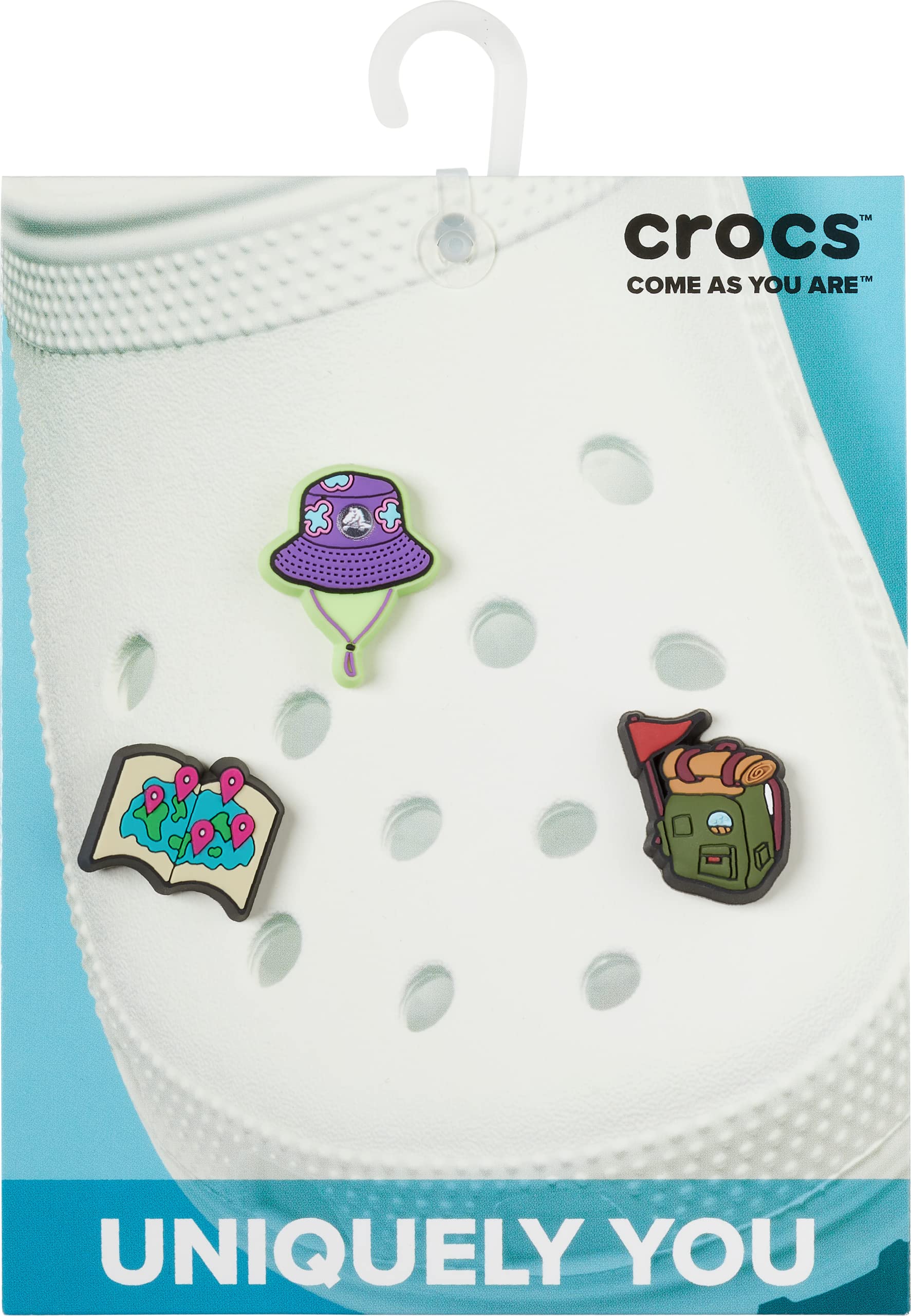 Crocs Jibbitz 3-Pack Shoe Charms for Crocs Shoes | Fun & Customizable Clog Accessories | Perfect for Kids & Adults | Great for School, Work & Outdoor Activities