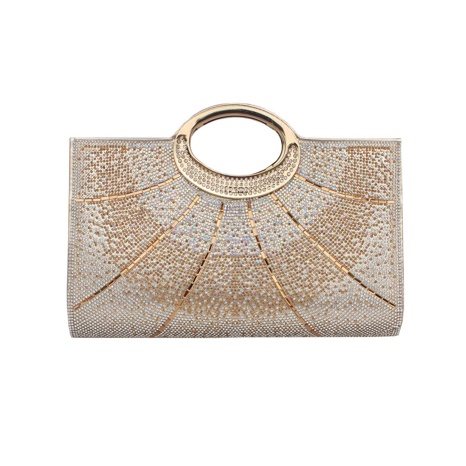 Sparkly Rhinestone Clutch Purse for Women - Elegant Evening Bag for Wedding, Party & Cocktail Events | Perfect Prom, Bridesmaid & Formal Occasion Accessory