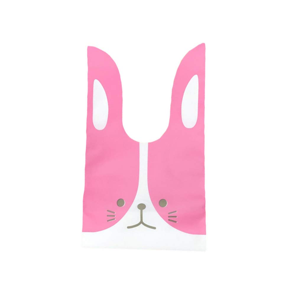 50pcs Eco-Friendly Bunny Goodie Bags for Christmas Party, Candy Treats, Lollipop Wrapping | Perfect for Holiday Gifts, Birthday Favors, Baby Showers & School Events