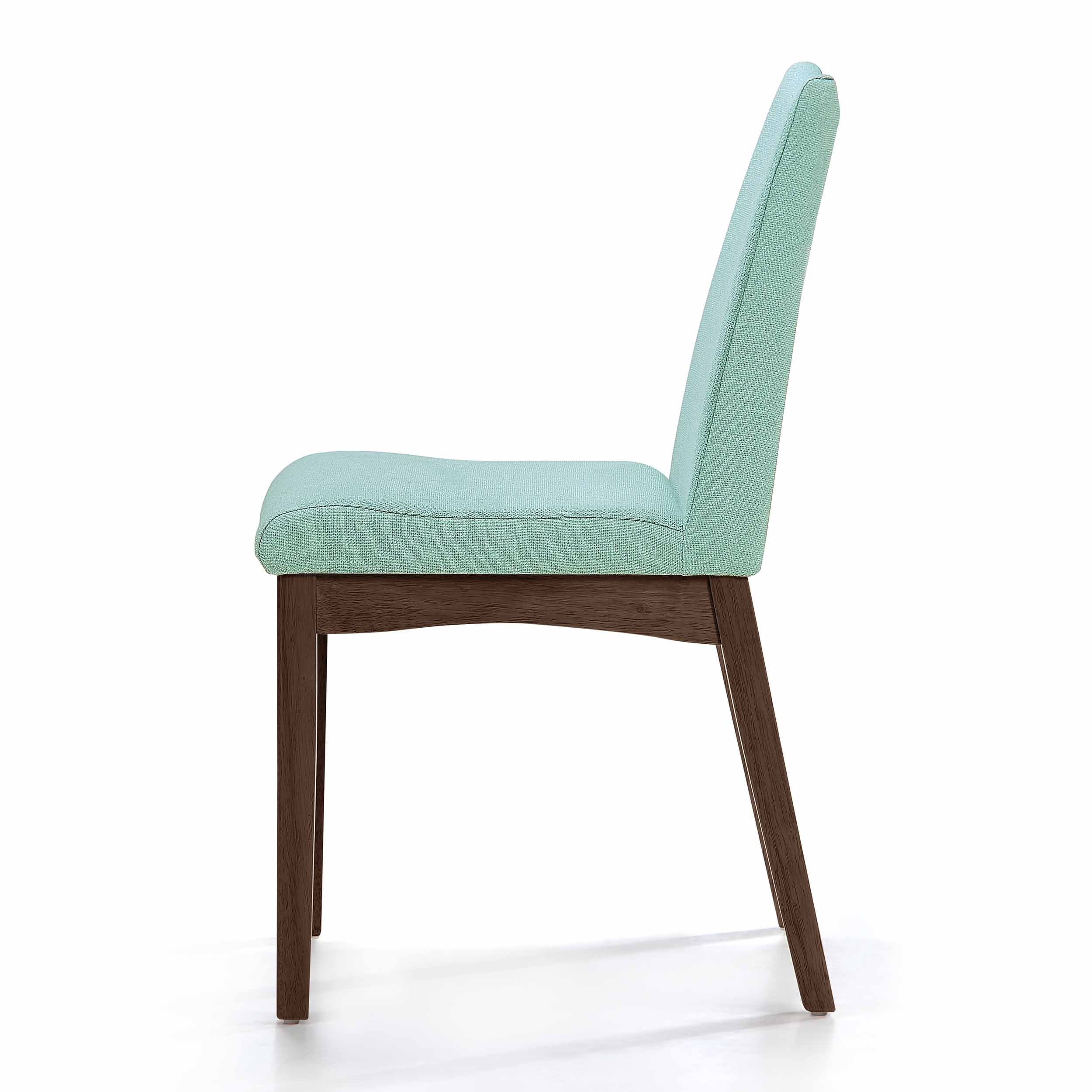 Modern Dining Chairs Set of 2 - Comfortable Kitchen Chairs with Padded Seat - Sturdy Wooden Dining Room Chairs for Home, Restaurant, and Office Use