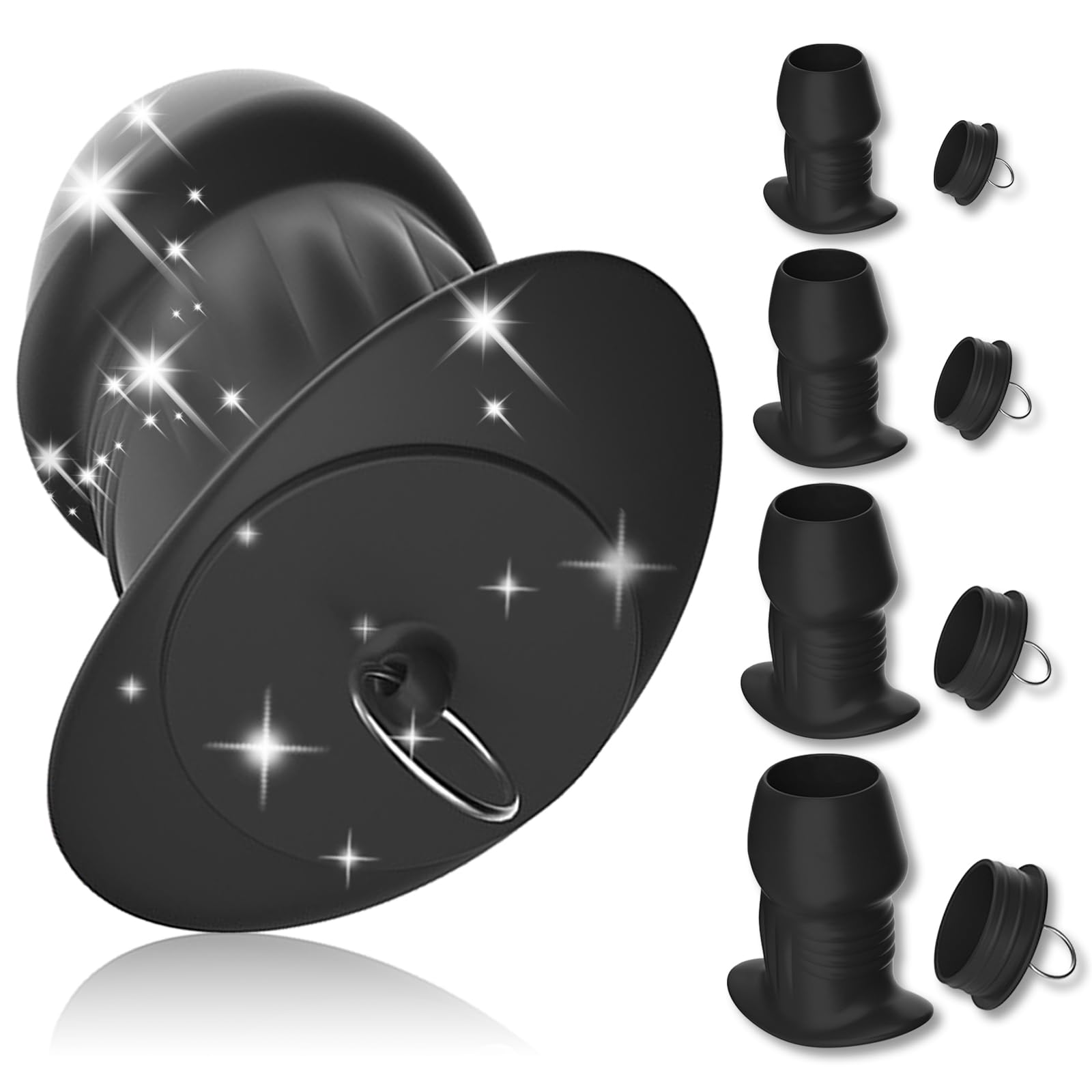 AMAZBEE XL Anal Plug Tunnel Butt Plug for Couples - Extreme SM Sex Toy for Men & Women - Speculum for Fisting, Enema, and Intestinal Cleaning - Perfect for BDSM, Couples Play, and Solo Exploration