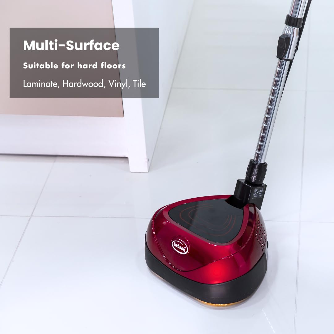 Ewbank EP170 Multi-Purpose Floor Cleaning Machine - 2200 RPM, Lightweight (8 lbs), Interchangeable Brushes & Pads - Floor Scrubber, Polisher, Washer for Hardwood, Tile & Laminate Floors - Perfect for Home, Office & Commercial Use