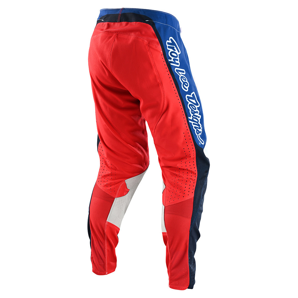 SE Pro Pant Quattro Honda White/Blue - Durable Motorcycle Riding Pants for Men - Perfect for Racing, Off-Road & Street Riding