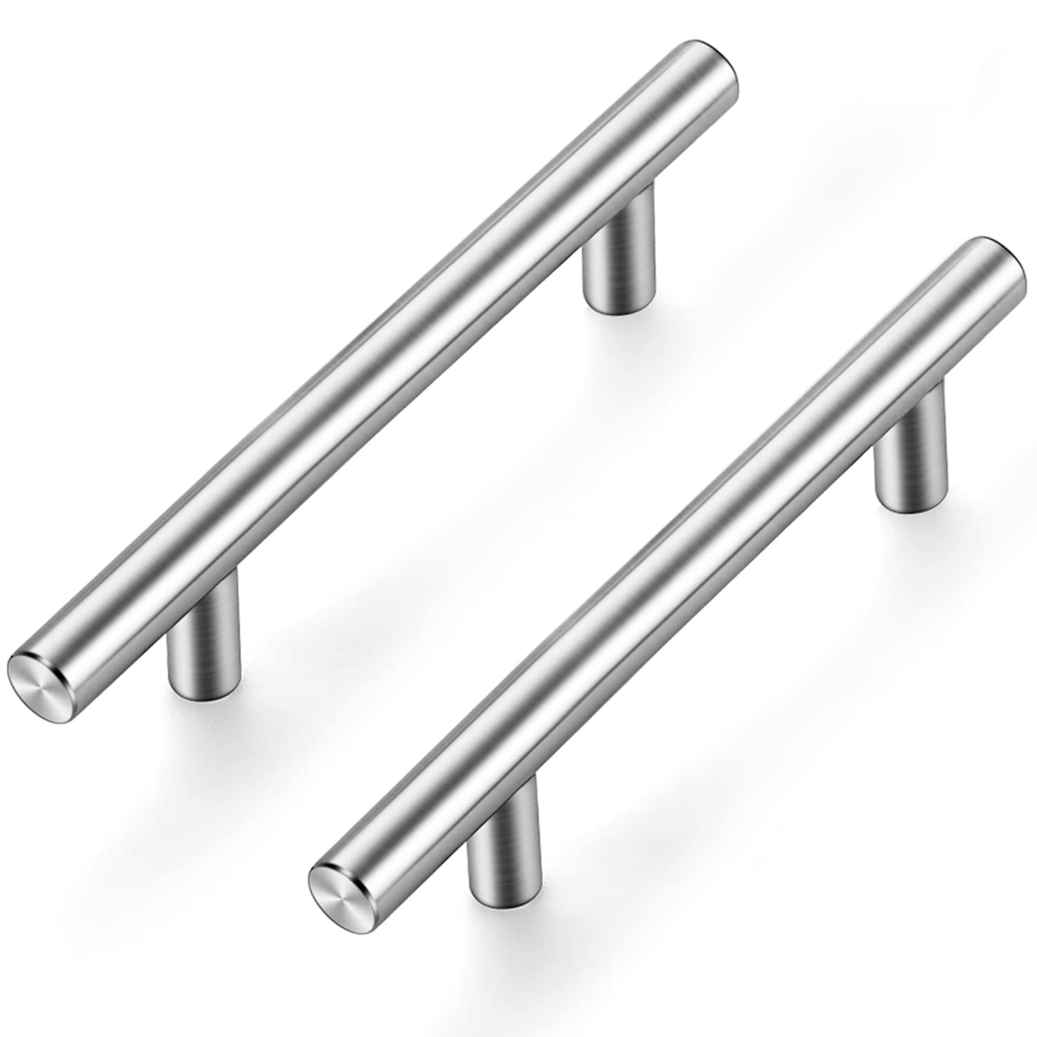 20 Pack Brushed Nickel Cabinet Handles 3.5 Inch - Modern Kitchen Drawer Pulls Hardware for Cabinets & Furniture - Perfect for Home Renovation & DIY Projects