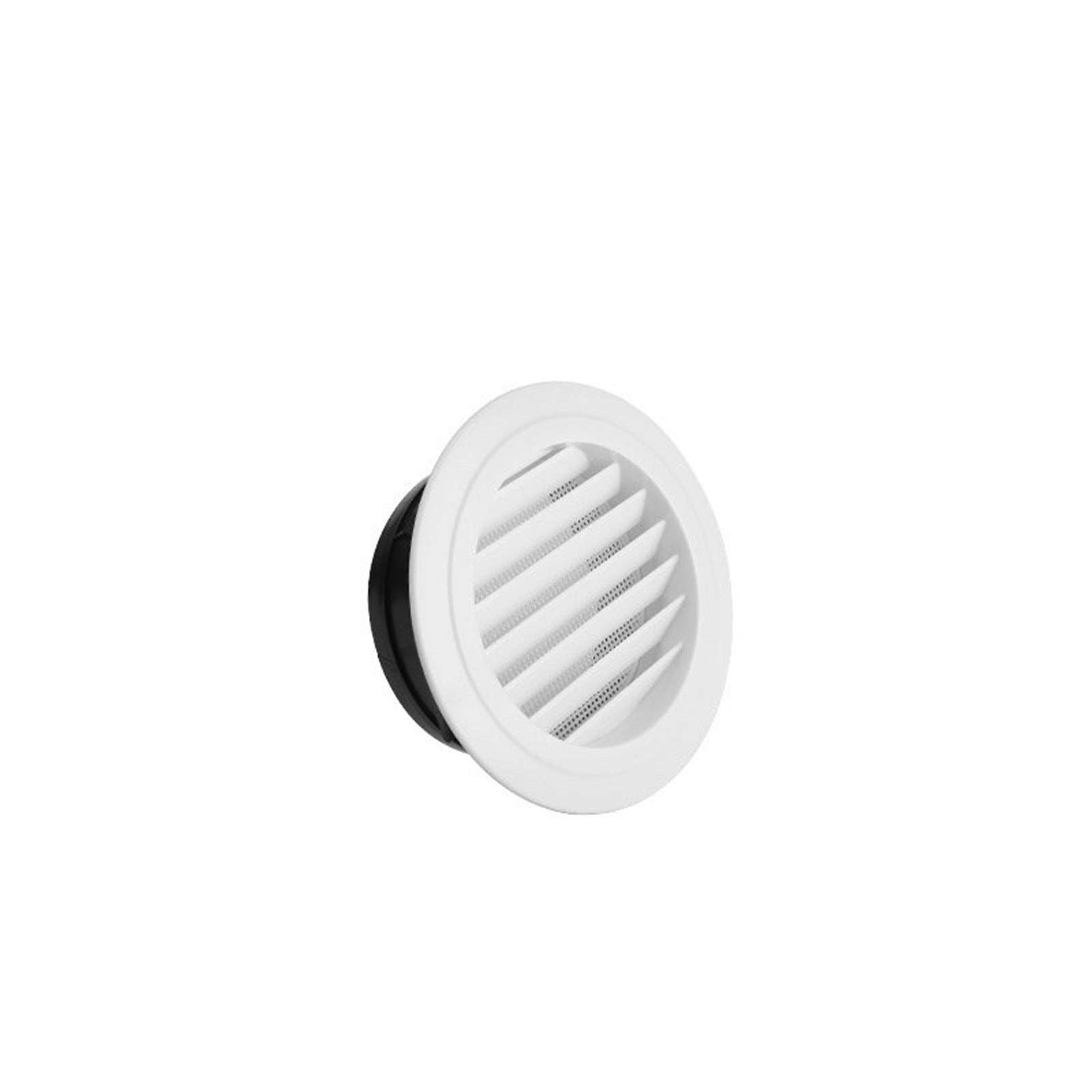 Adjustable Air Vent Grille Cover - Round Duct Ventilation for Ceiling & Wall - Kitchen Bathroom Air Outlet - Fresh Air System - Easy to Install (Red) - Perfect for Home, Office & Commercial Spaces