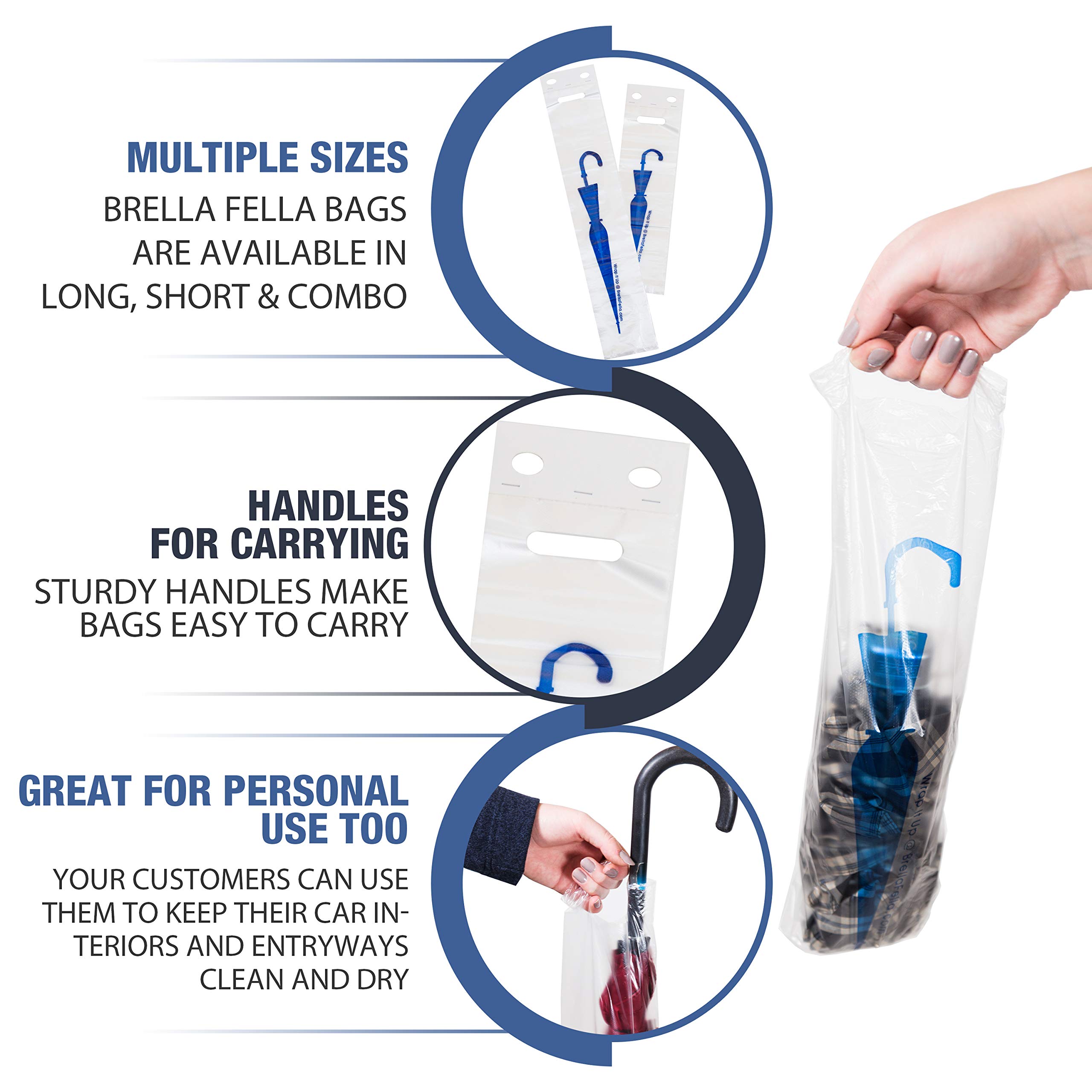 1000-Pack Universal Fit Umbrella Bags | 28