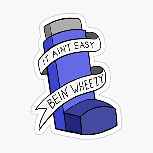 Funny It Ain't Easy Bein' Wheezy Vinyl Sticker - Waterproof Decal for Cars, Trucks, Laptops, Windows & Walls - Perfect for Car Enthusiasts, Office Decor & Personalizing Devices