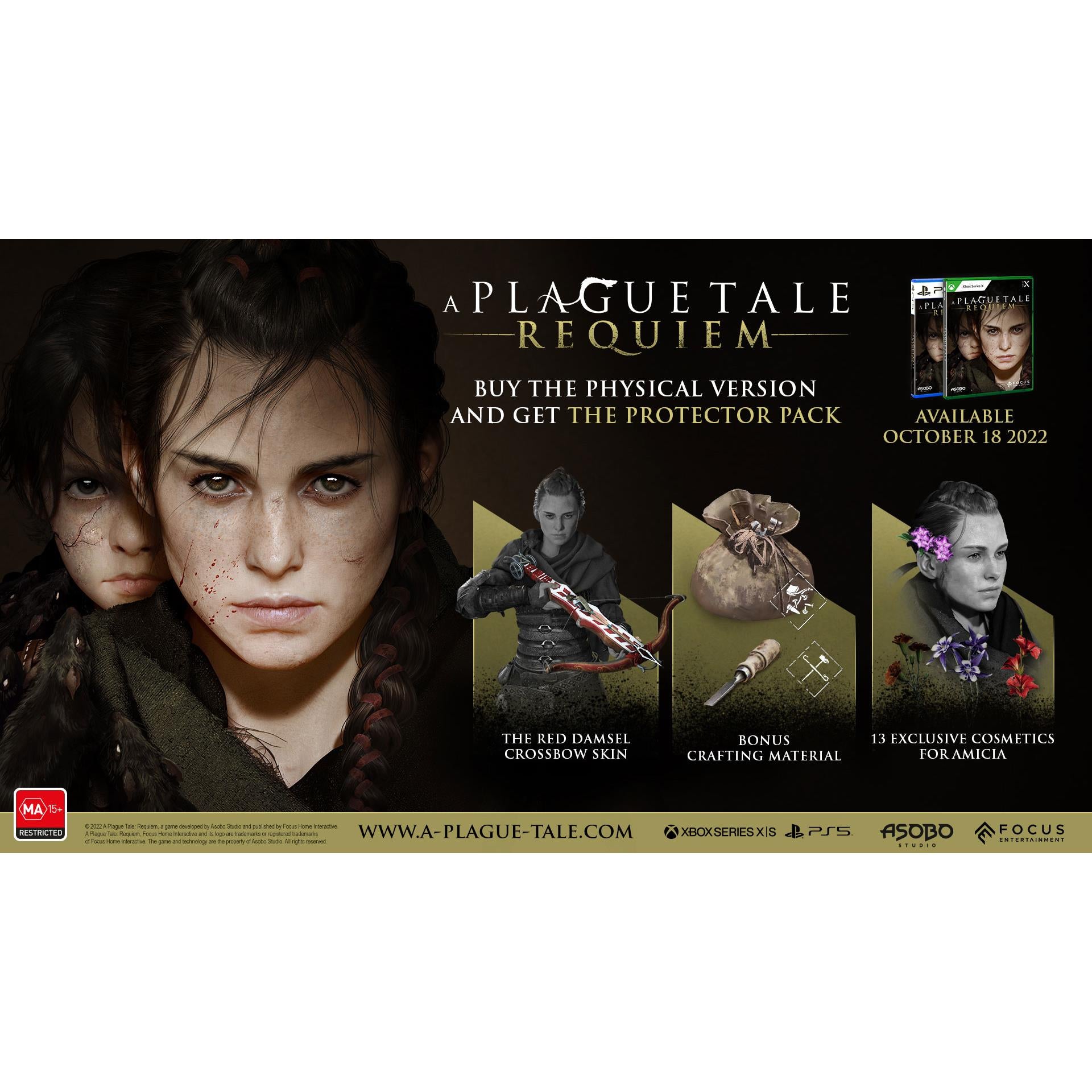 A Plague Tale: Requiem - Action-Adventure Game for PC, PS5 & Xbox | Survival Horror Story with Stunning Graphics | Perfect for Gamers & Horror Fans