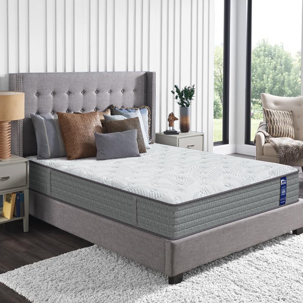 12 Inch Full Size Hybrid Mattress - Gel Memory Foam & Innerspring, CertiPUR-US Certified Medium Firm Bed - Perfect for Guest Rooms, Dorms & Small Apartments