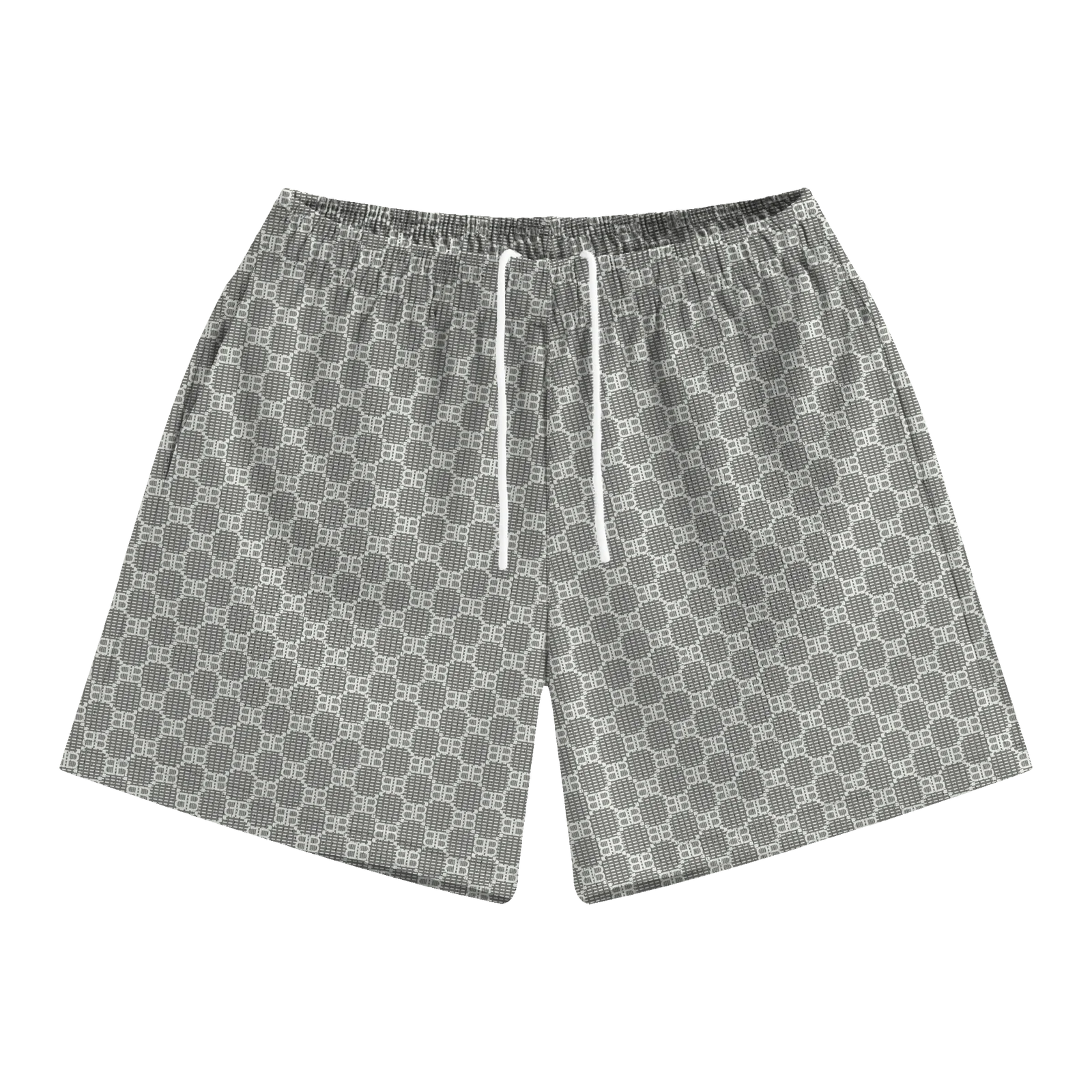 BRAVEST STUDIOS Matrix Shorts Slate - Stylish & Comfortable Men's Athletic Shorts for Running, Gym, and Casual Wear