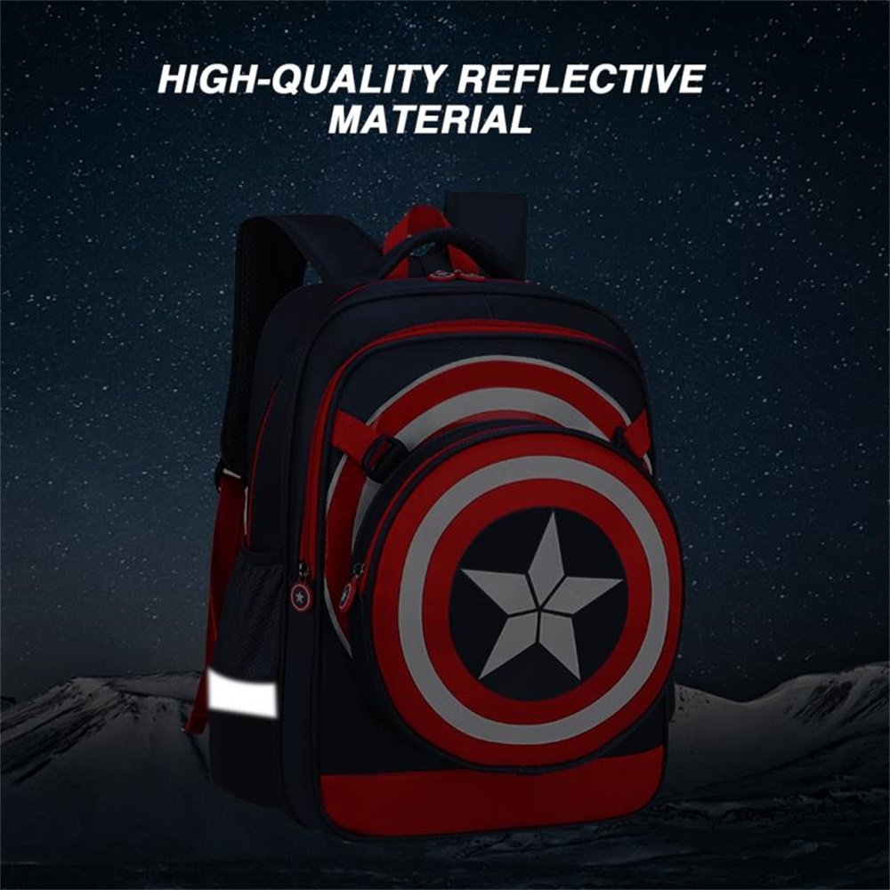Durable Navy Blue Small School Backpack for Kids & Teens - Lightweight, Water-Resistant, Comfortable for Daily Use, Travel & Outdoor Activities