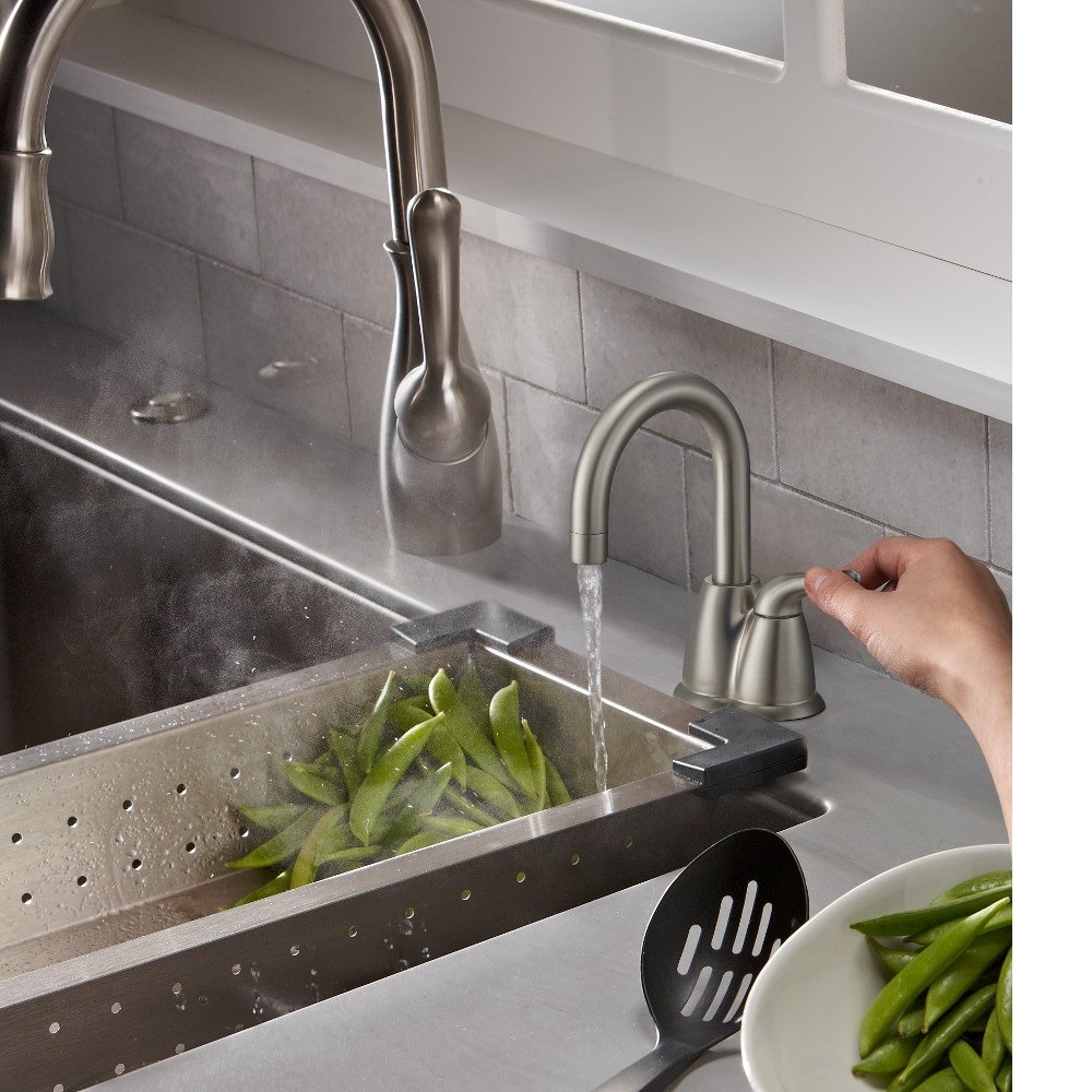 InSinkErator H-HOT150SN-SS Stainless Steel Instant Hot Water Dispenser System with Satin Nickel Finish - Perfect for Kitchen, Office & Coffee Stations