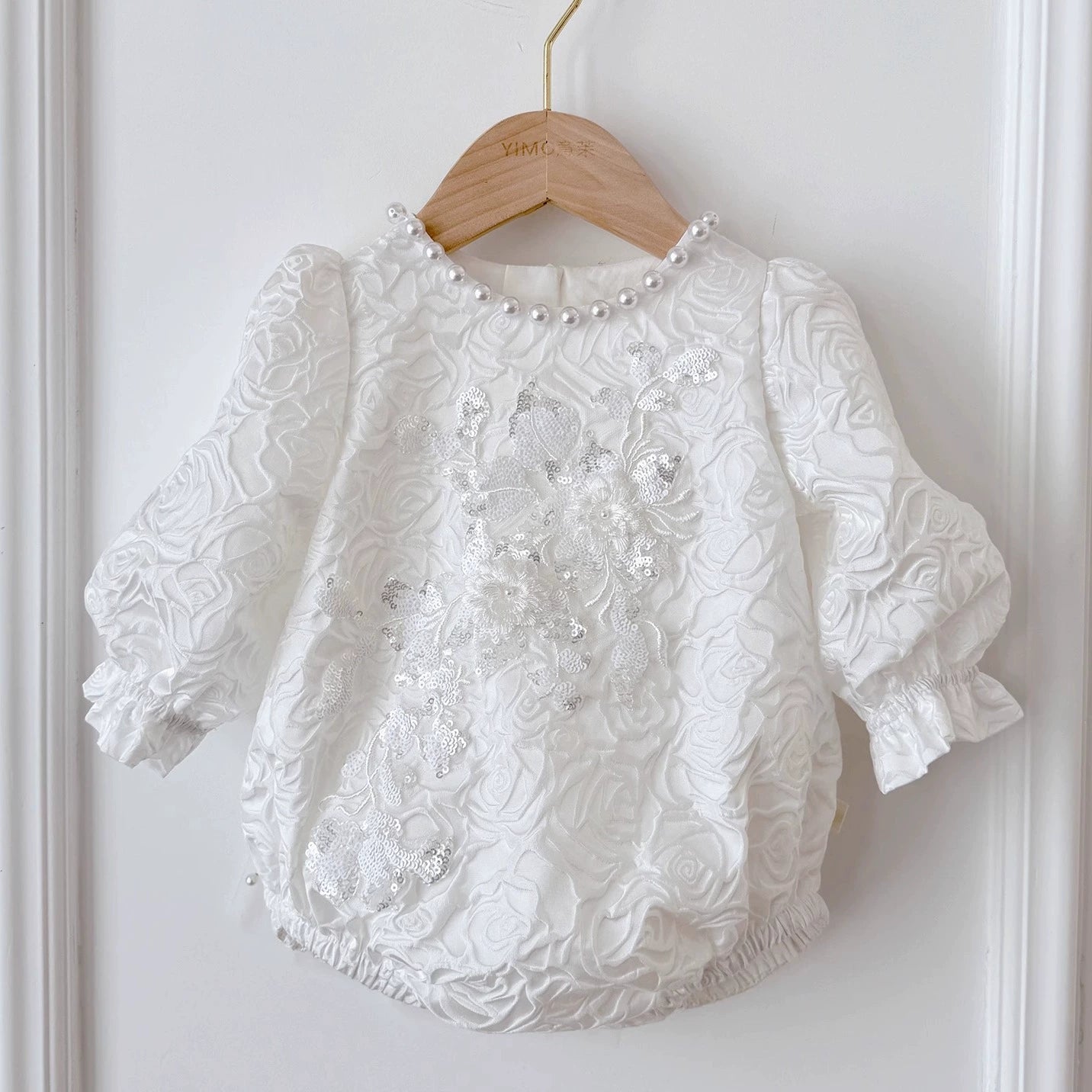 Baby Girl Birthday Dress - Long Sleeve Party Gown for 1st Birthday, Christening & Special Occasions | Toddler Formal Wear for Photos, Celebrations & Holidays