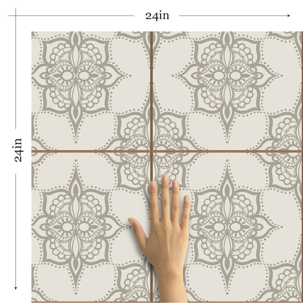 Self-Adhesive Removable Wallpaper - Easy Peel & Stick Tile Pattern (030a) for Bedroom, Bathroom, and Kitchen Decor