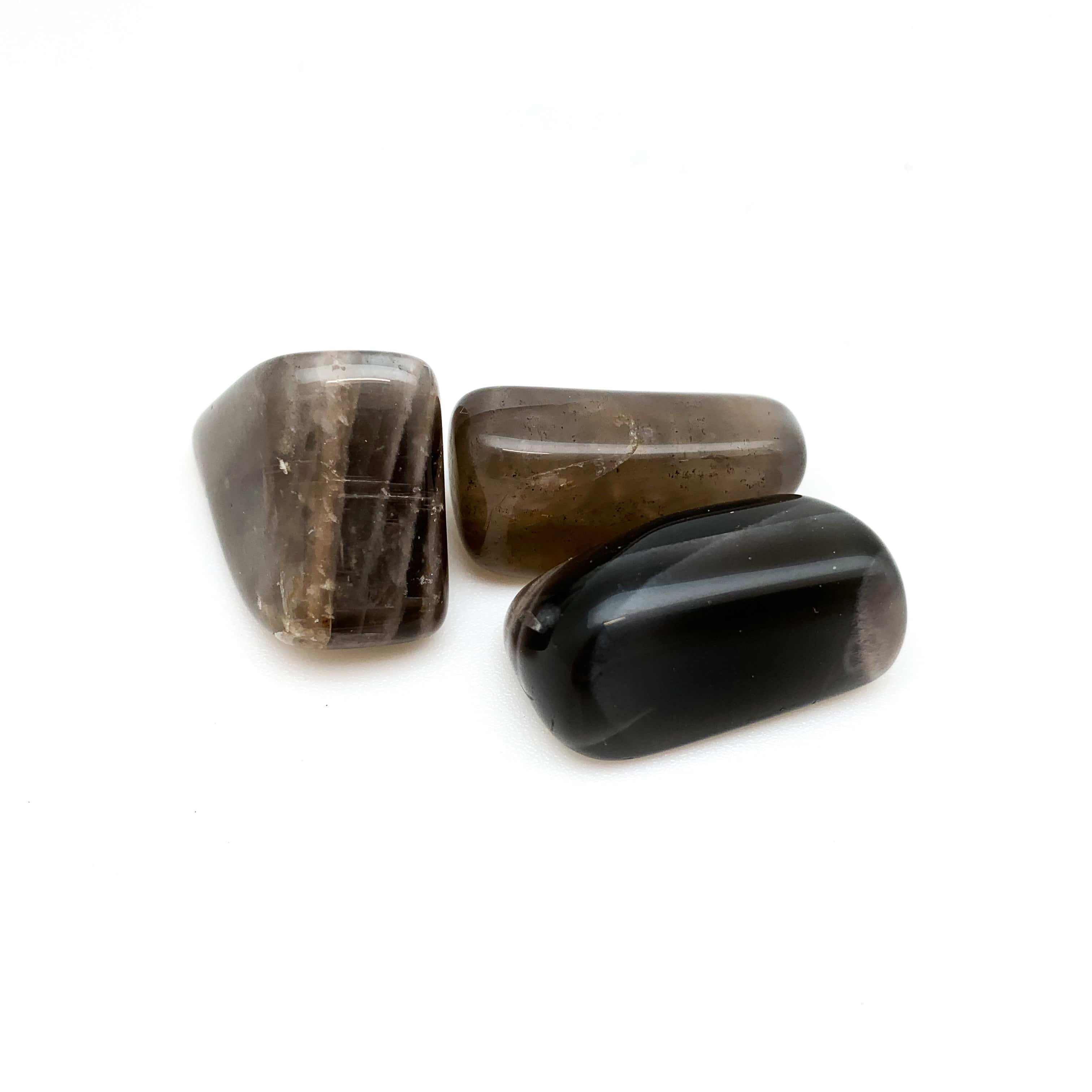 Black Moonstone Tumbled Pocket Stone - Healing Crystal for Meditation, Stress Relief & Spiritual Growth | Perfect for Reiki, Yoga & Energy Work