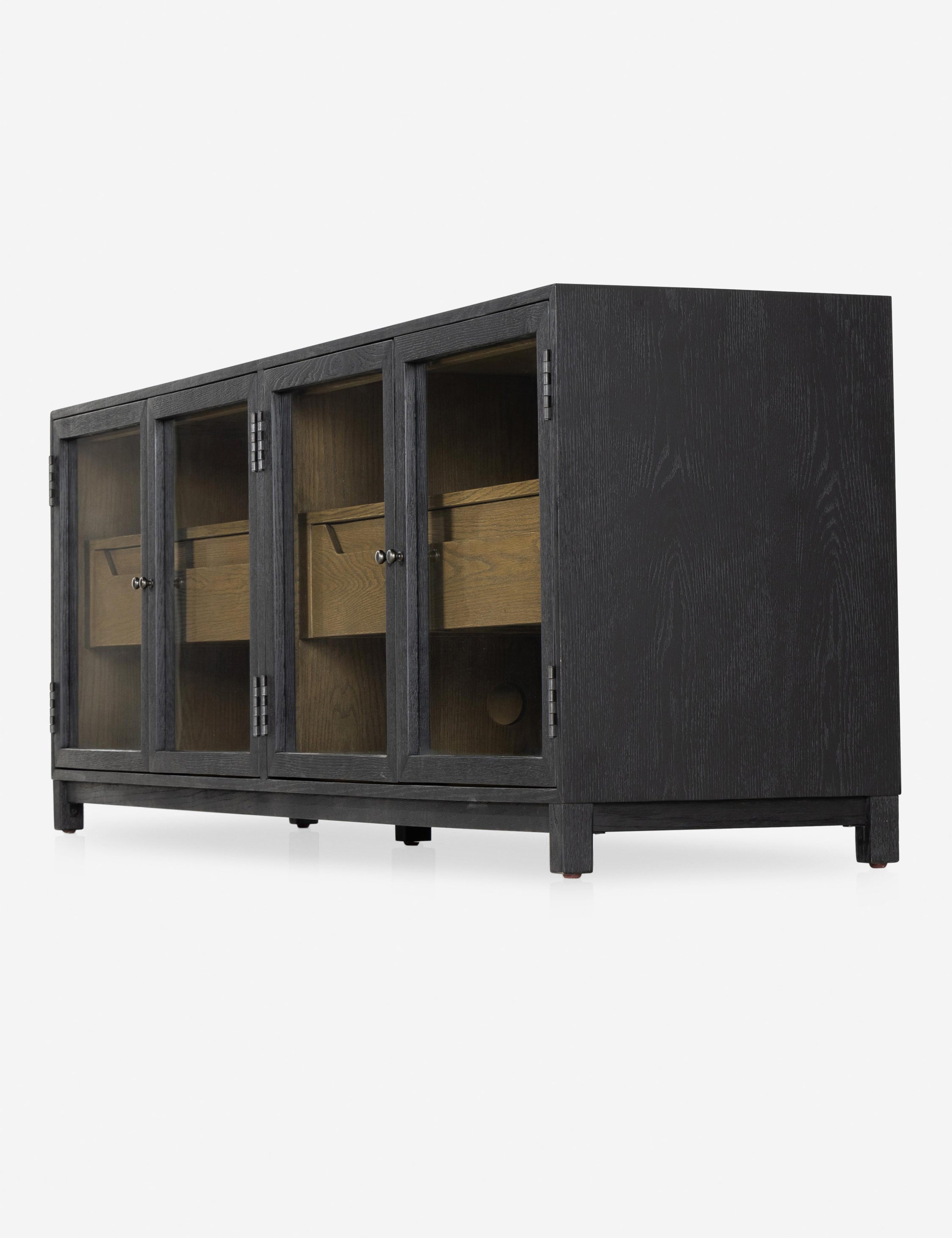Modern Colby Media Console - Stylish TV Stand with Storage Shelves for Living Room, Bedroom & Home Theater - Perfect for Organizing Electronics & Entertainment Systems