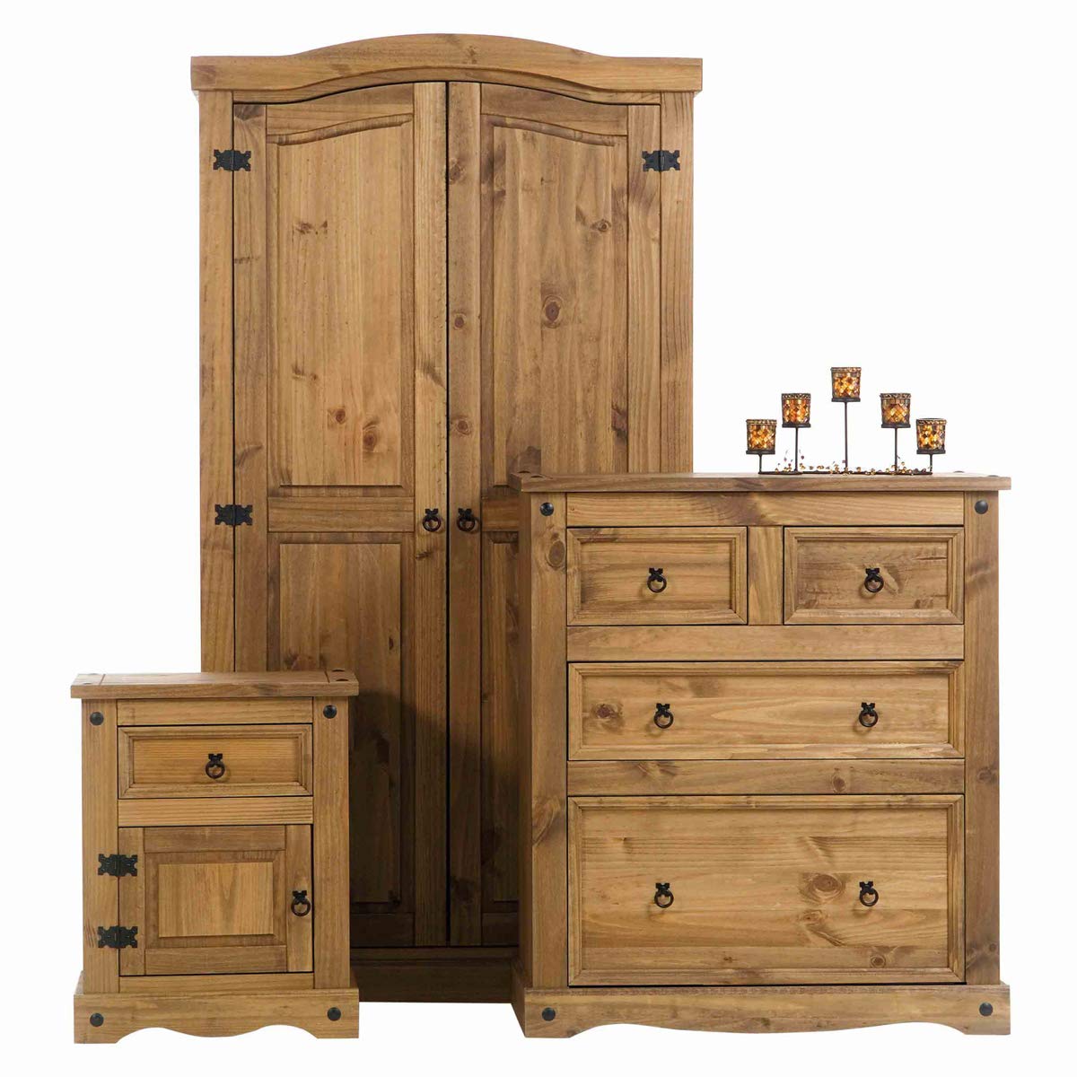 Modern Nightstands & Bedside Tables - Solid Wood End Tables for Bedroom & Living Room - Stylish Side Tables for Home Decor, Small Spaces & Apartment Essentials - Perfect for Reading Lamps, Alarm Clocks & Storage