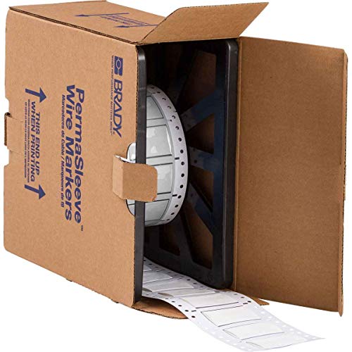 Brady PermaSleeve HX White Heat Shrink Wire Markers - 0.75