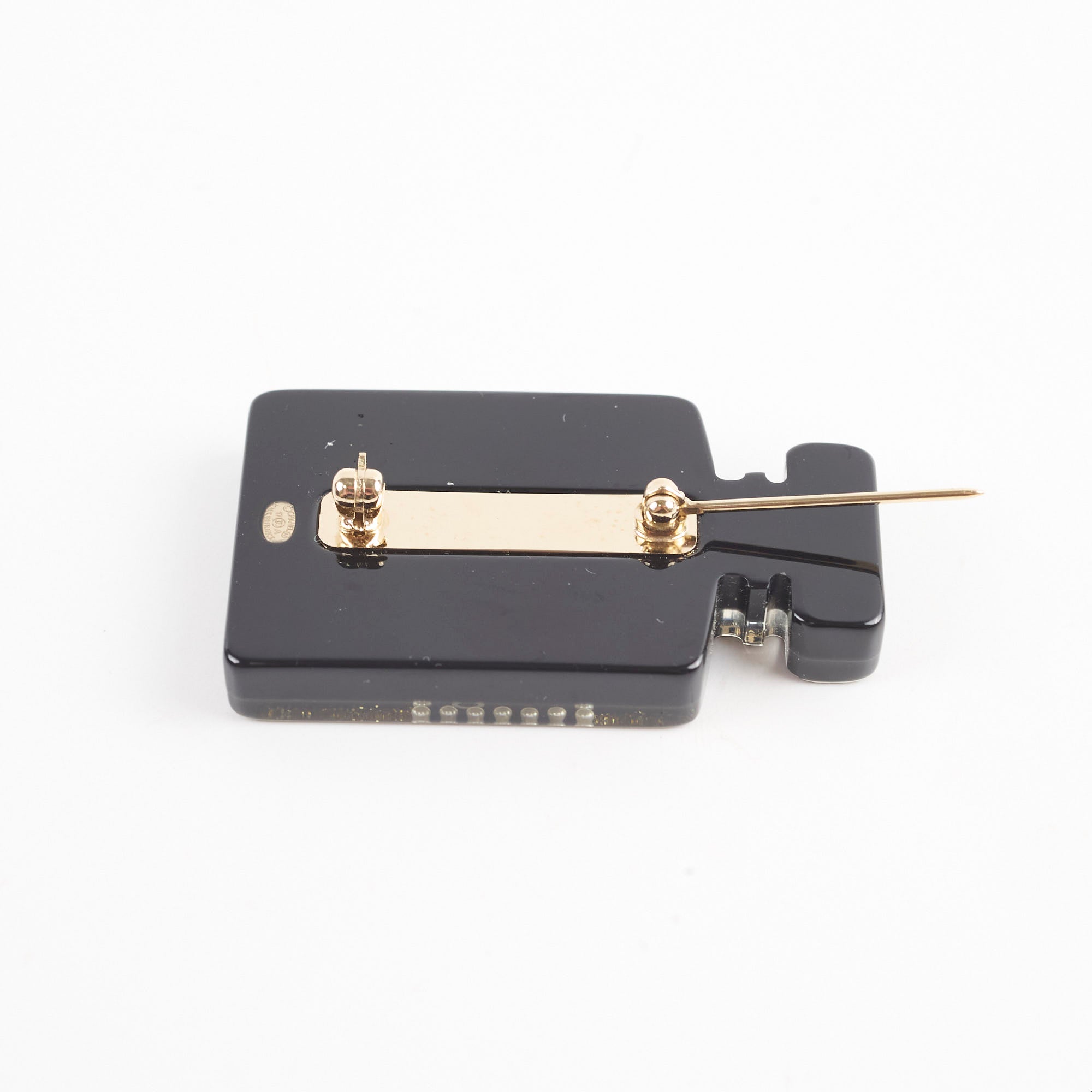 Chanel NO.5 Perfume Bottle Brooch - Elegant Fashion Pin for Women, Vintage Chanel Inspired Jewelry - Perfect for Dresses, Jackets, Scarves & Gift Giving