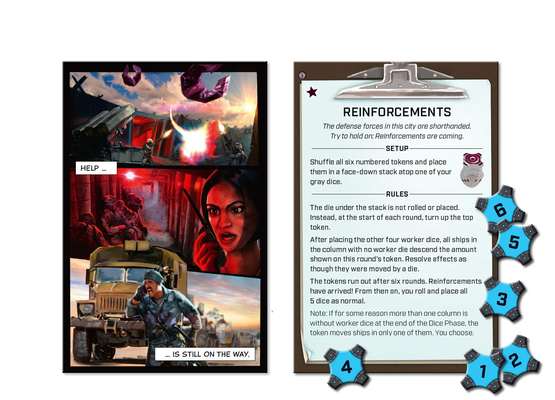 Under Falling Skies Board Game by Czech Games Edition - Cooperative Sci-Fi Strategy Game for Family Game Night & Friends Gatherings