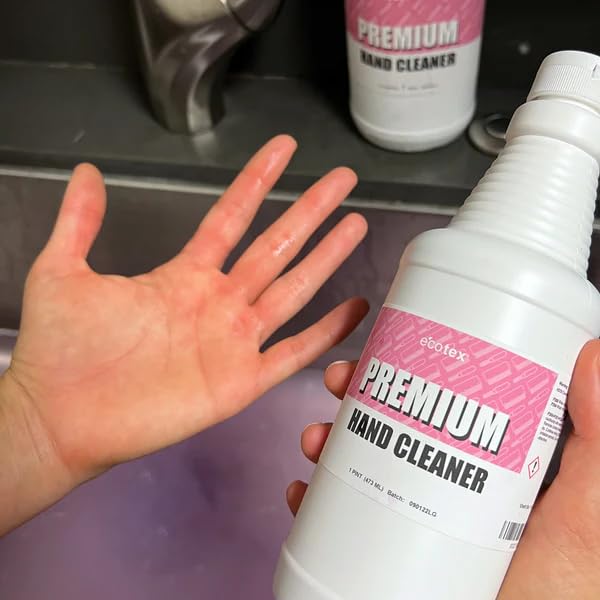 Ecotex® Premium Industrial Hand Cleaner for Screen Printing - 128 oz (1 Gallon) - Heavy-Duty Degreaser for Inks, Paints & Grease - Ideal for Print Shops, Garages & Workshops