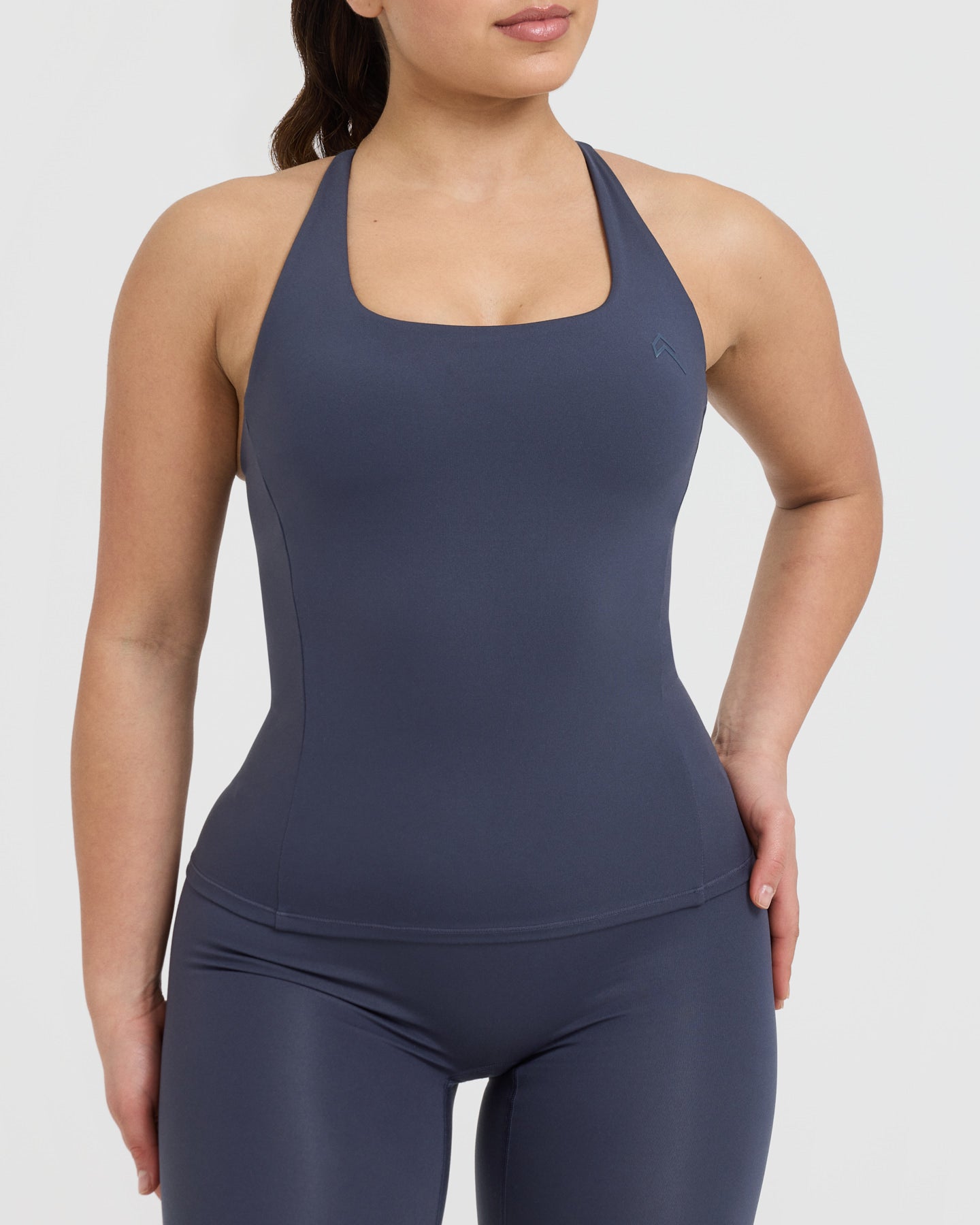 Timeless Square Neck Vest for Women - True Blue Casual & Layering Piece | Perfect for Office, Date Night & Fall Outfits