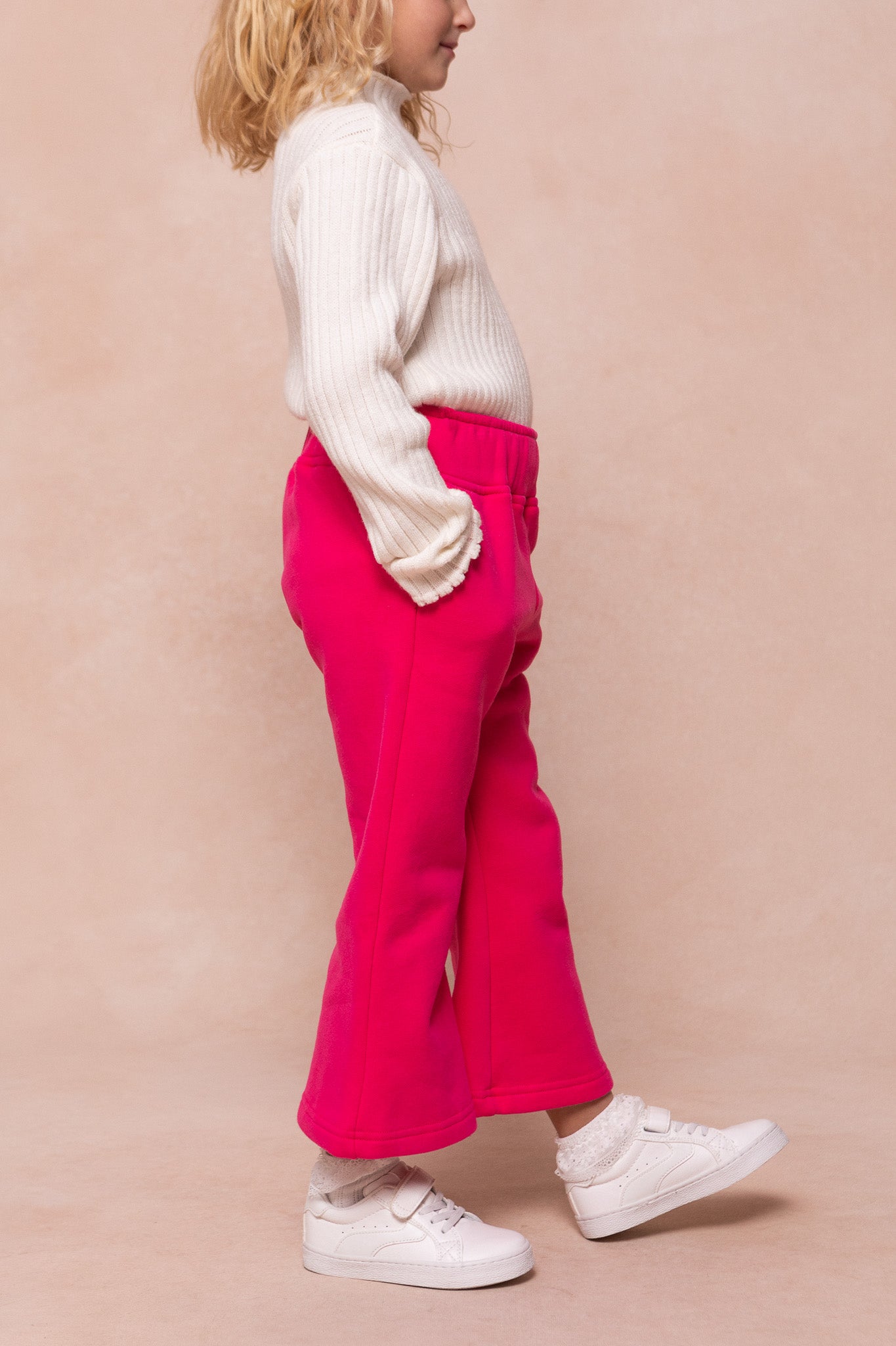 Mini Ivy Jewel Heart Sweatpants for Women - Soft Pink Lounge Pants with Embellished Design | Perfect for Yoga, Home Comfort & Casual Outfits