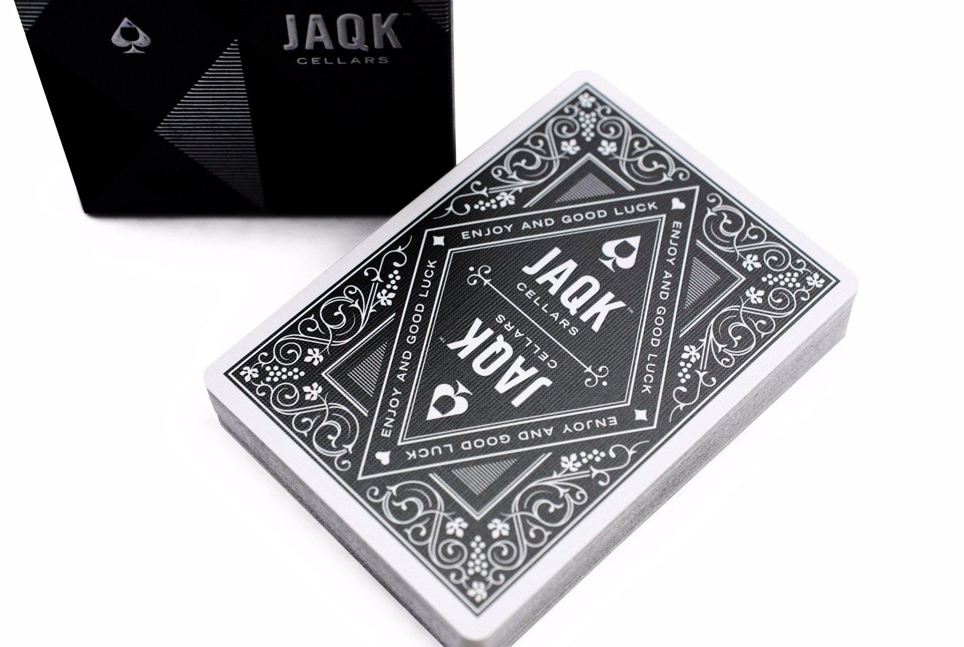 Black Jaqk Playing Cards - Premium Poker Cards for Magic Tricks, Cardistry & Game Nights - Perfect for Professional Magicians, Card Enthusiasts & Home Entertainment