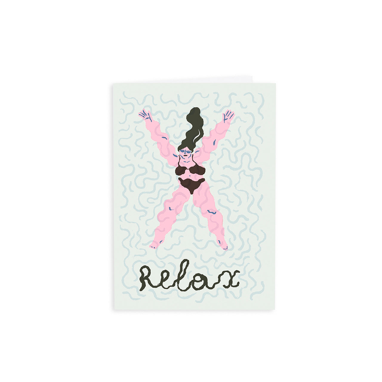 Beautiful Relax Greeting Card - Thoughtful Message for Stress Relief & Self-Care - Perfect for Birthdays, Thank You Notes & Encouragement Gifts