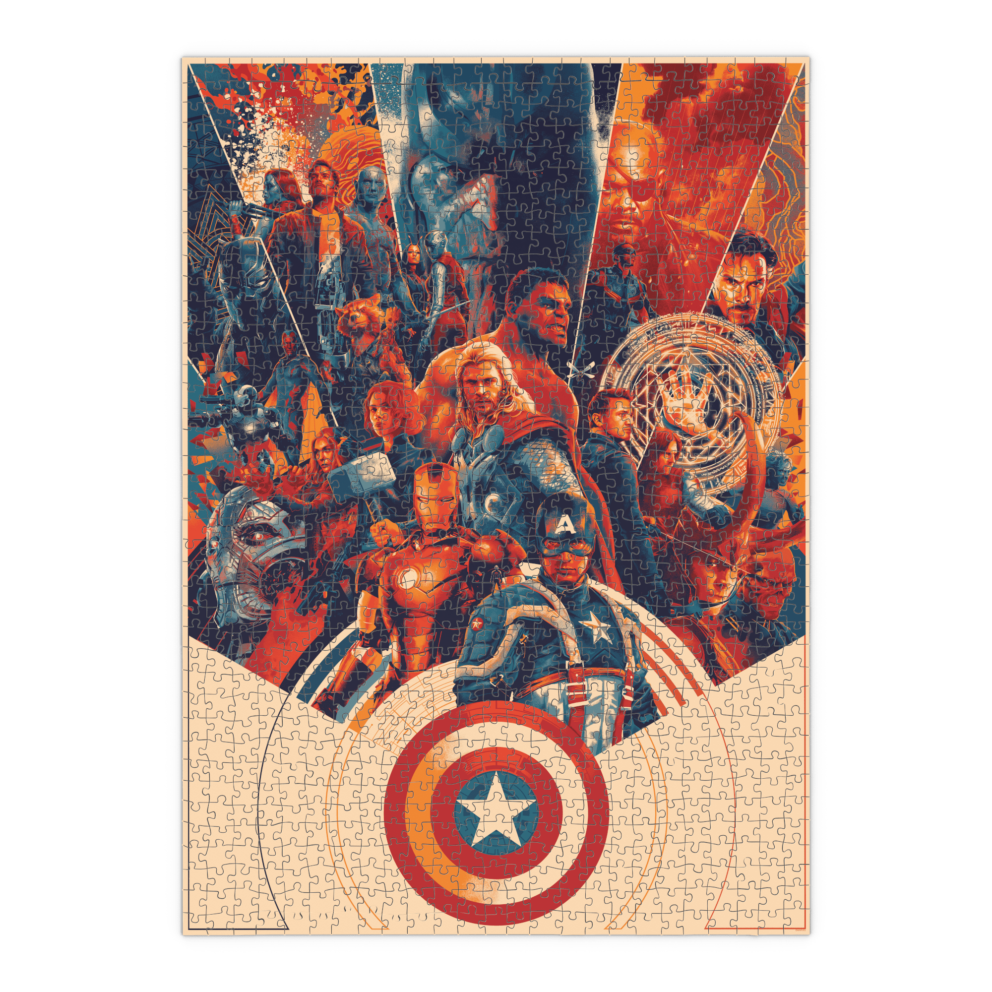 Marvel Cinematic Universe 1000 Piece Jigsaw Puzzle - The First 10 Years Collector's Edition | Perfect for Marvel Fans, Family Game Night & Home Decor