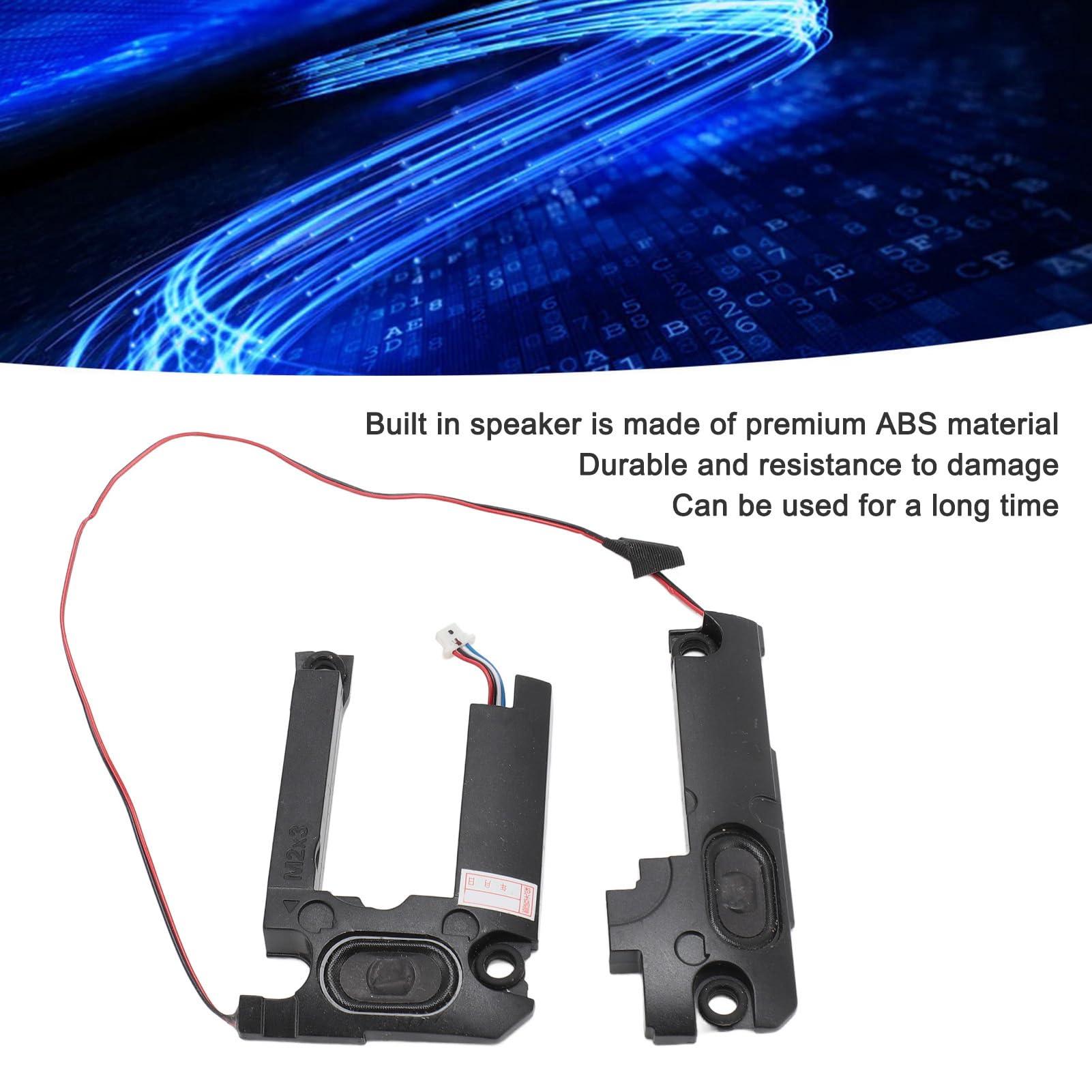 PUSOKEI Laptop Internal Speaker Replacement Set - Left & Right Built-in Speakers for Dell Latitude 3590 Laptops (Black) | Perfect for Audio Repair, DIY Laptop Upgrades & Home Office Use