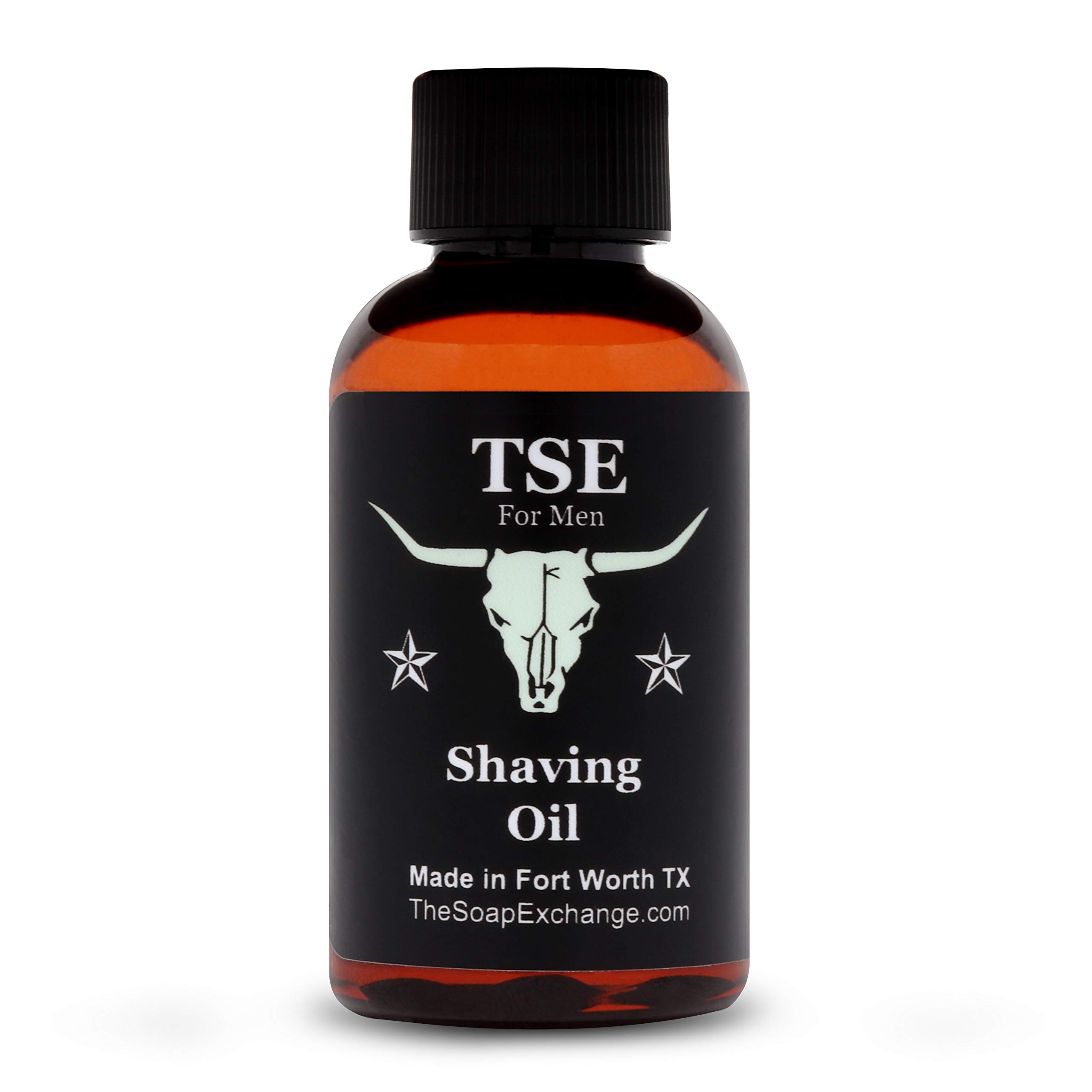 Premium TSE Pre-Shave Oil for Men - Wicked Scent 2 fl oz (60ml) - Ultra Glide Lubrication with Natural Ingredients - USA Made - Perfect for Face & Head Shaving - Ideal for Sensitive Skin & Close Shaves