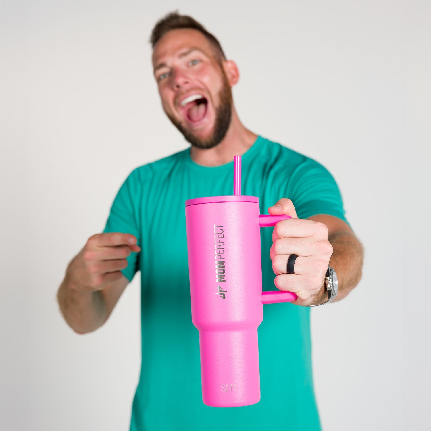 Dude Perfect Trek Tumbler 20oz Stainless Steel Water Bottle with Lid - Leakproof & Insulated for Hot/Cold Drinks - Perfect for Gym, Hiking, Travel & Outdoor Adventures