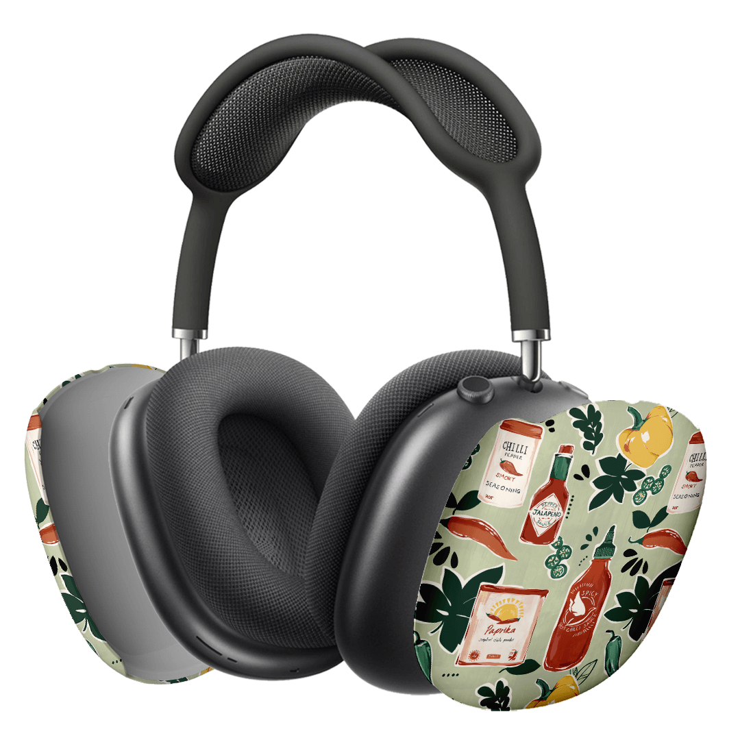 Premium Chilli Pepper AirPods Max Protective Case - Durable Shockproof Cover for Apple AirPods Max Headphones - Perfect for Travel, Gym & Daily Use