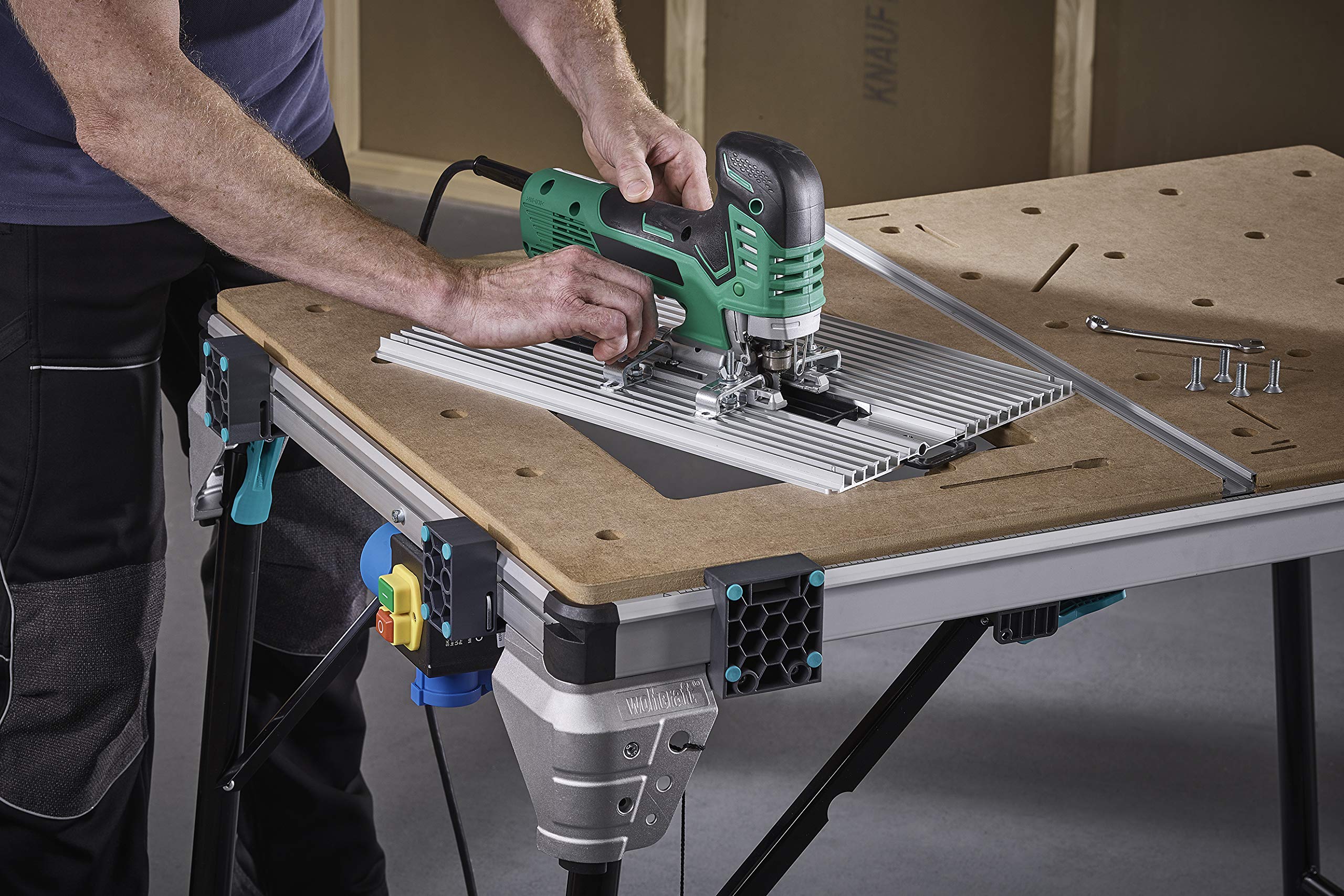 Wolfcraft Master Cut 2600 Machine Plate (6899000) - Quick Change Replacement Plate for Woodworking & Metal Cutting | Perfect for DIY Projects & Professional Workshops