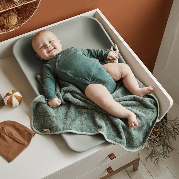 Leander Matty Changer - Premium Baby Changing Pad with Safety Straps | Waterproof & Portable Diaper Changing Station for Nursery, Travel & On-the-Go Parents
