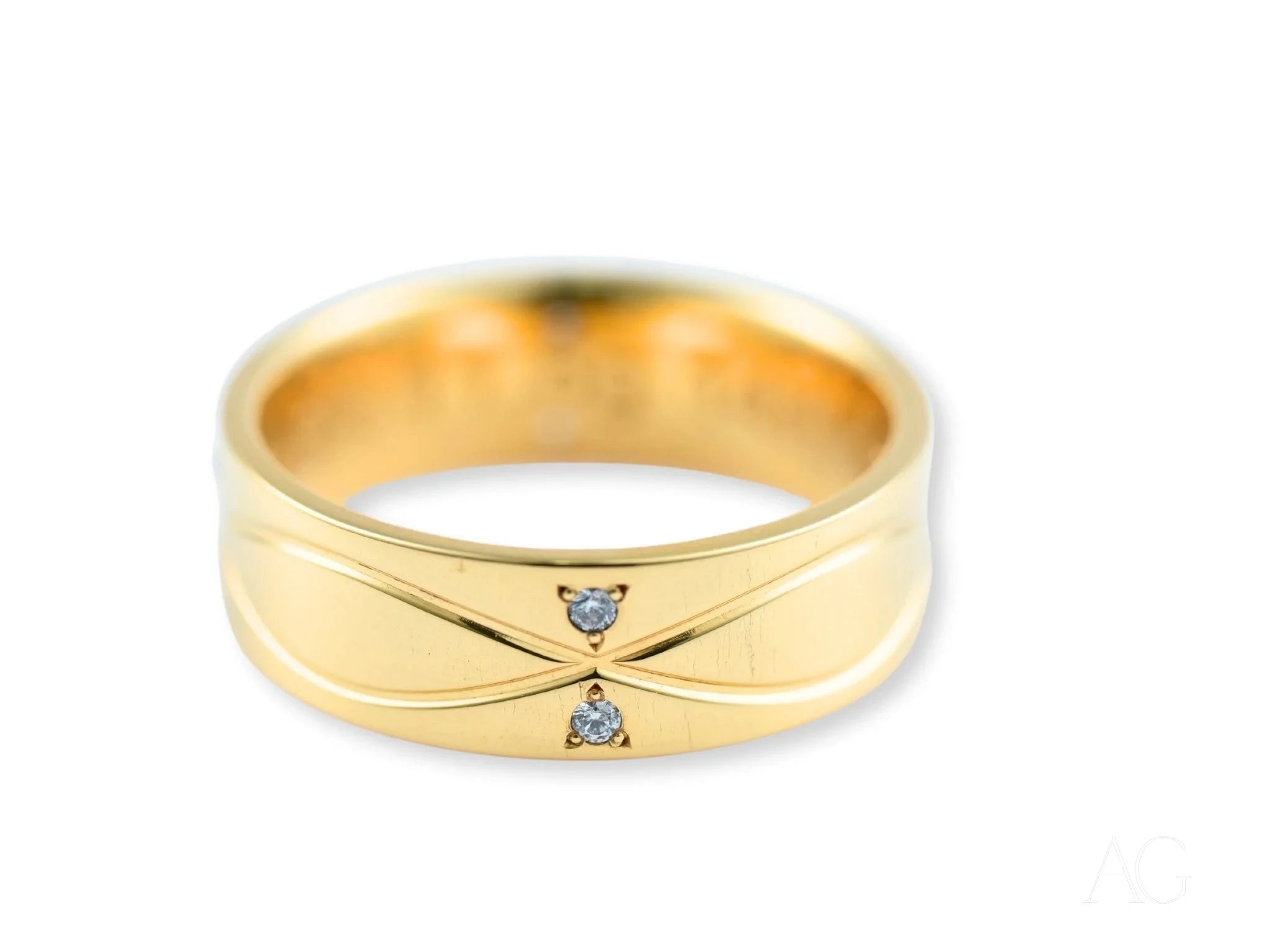 Radiant Harmony Wedding Band - Elegant Diamond Engagement Ring for Women, 14K White Gold Bridal Jewelry - Perfect for Proposals, Anniversaries & Special Occasions