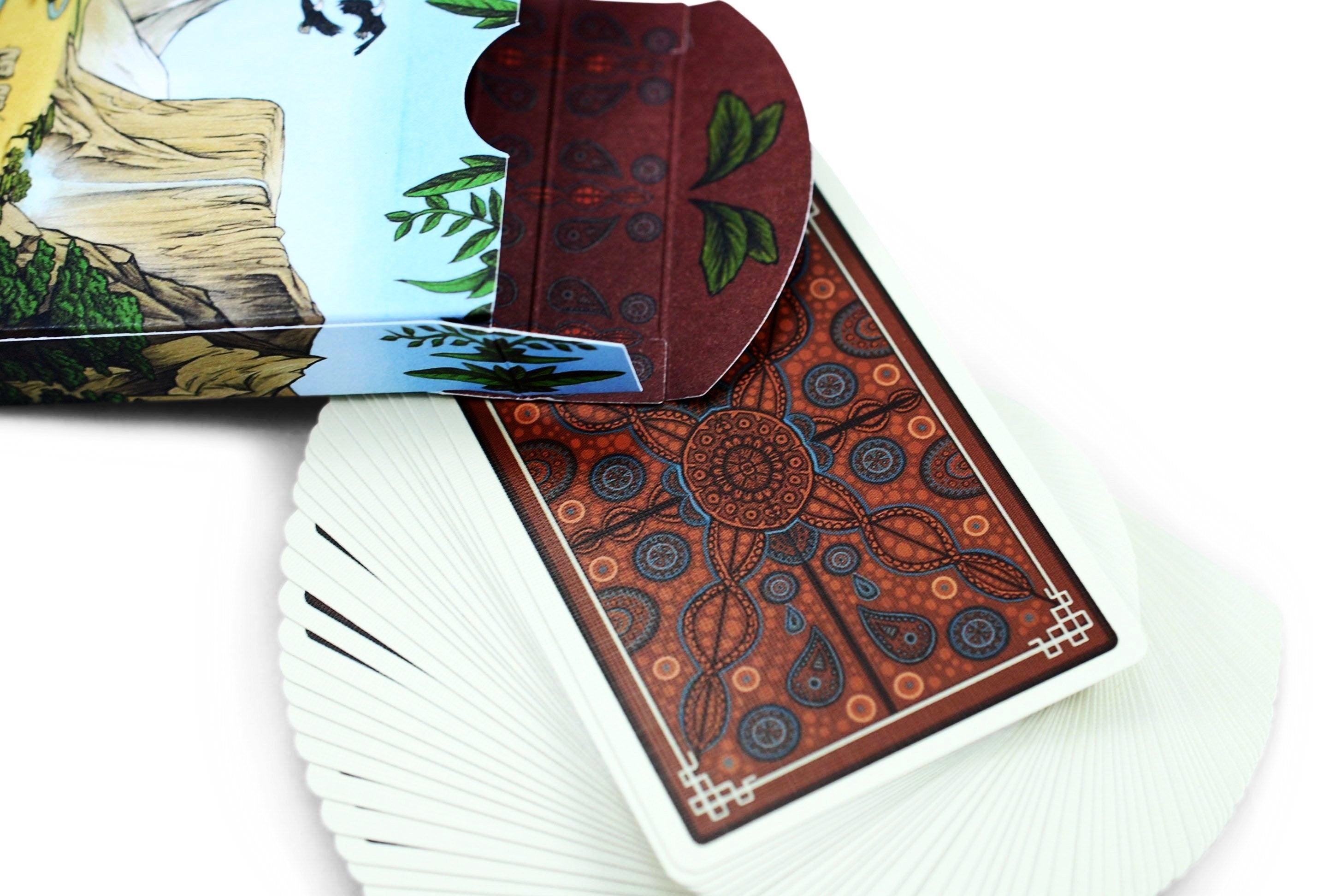 Premium GAIA Playing Cards - Elegant Design for Poker, Magic Tricks & Card Games | Perfect for Parties, Family Gatherings & Casino Nights