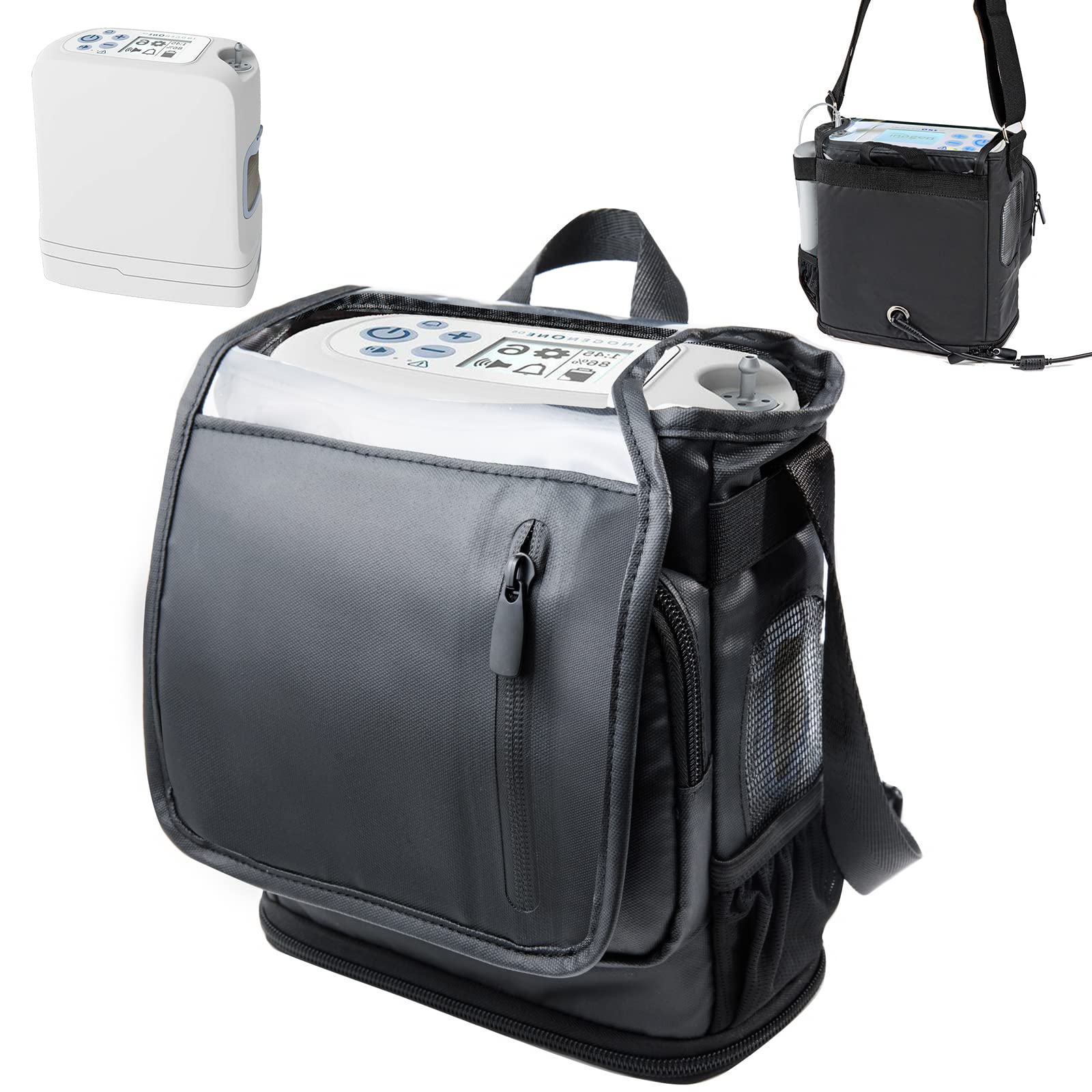 Inogen One G5 Portable Oxygen Concentrator Carry Bag - Durable Shoulder Bag for Inogen One G5 & Accessories (Black) - Perfect for Travel, Outdoor Activities & Daily Use