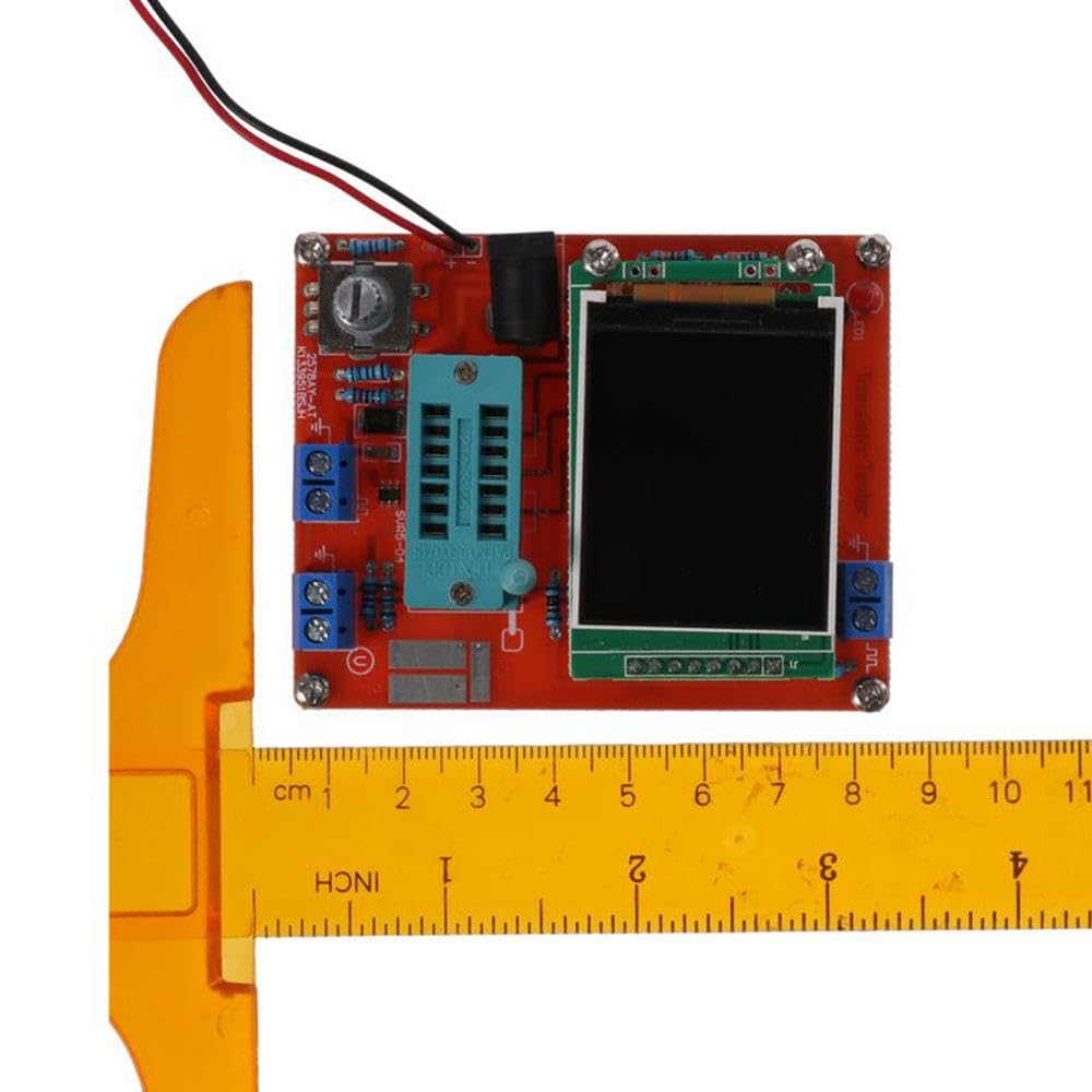 GM328 Multifunctional Transistor Tester - Digital Capacitance Meter, PWM Frequency Counter, Component Analyzer | Perfect for Electronics Repair, DIY Projects & Circuit Testing