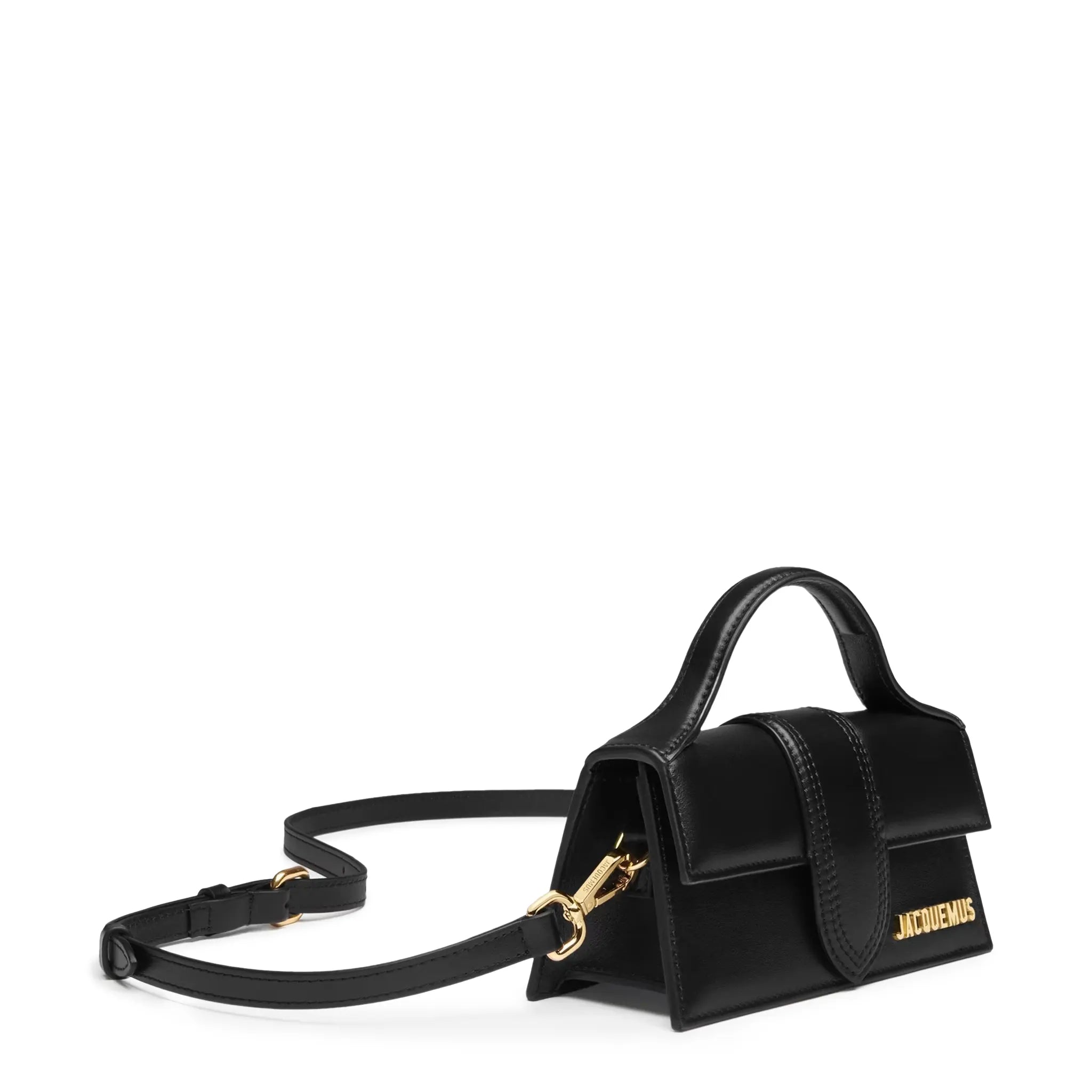 Jacquemus Le Bambino Small Black Crossbody Bag for Women - Stylish & Compact Shoulder Purse for Everyday Use, Date Night, and Travel Accessories