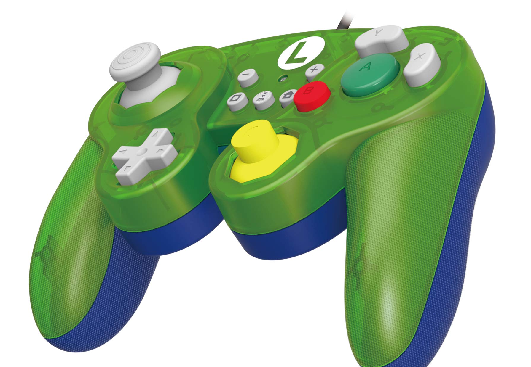 HORI Nintendo Switch Battle Pad (Luigi) GameCube Style Controller - Officially Licensed by Nintendo for Switch - Perfect for Super Smash Bros, Mario Kart & Retro Gaming