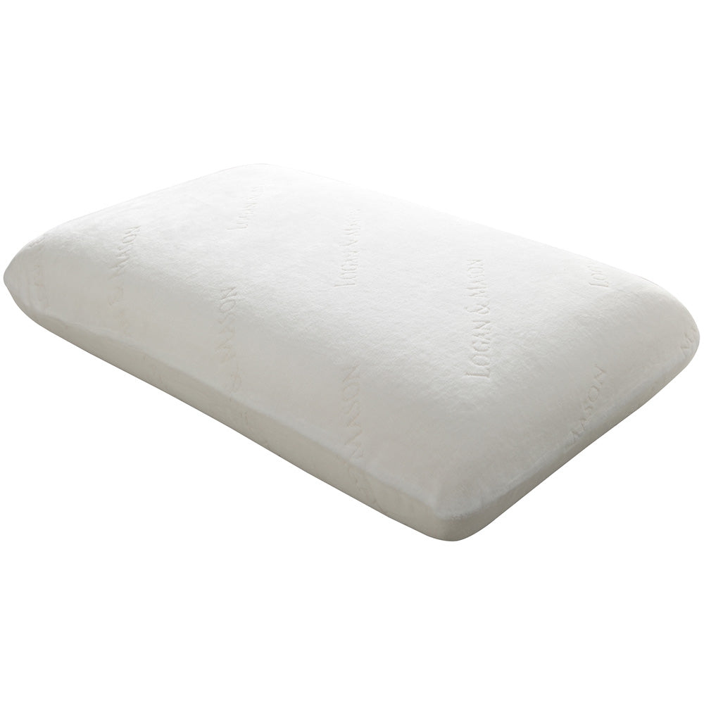 Premium Memory Foam Pillow for Neck Pain Relief - Orthopedic Contour Pillow for Side, Back & Stomach Sleepers - Cooling Gel Infused Pillow for Better Sleep (Standard/Queen Size) - Perfect for Home, Travel & Office Use