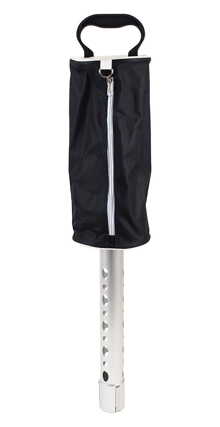 RLQ Golf Ball Picker - 80 Ball Capacity Handheld Golf Ball Collector for Driving Range & Course - Durable Cloth Material for Easy Ball Retrieval - Perfect for Golf Practice, Training & Course Maintenance